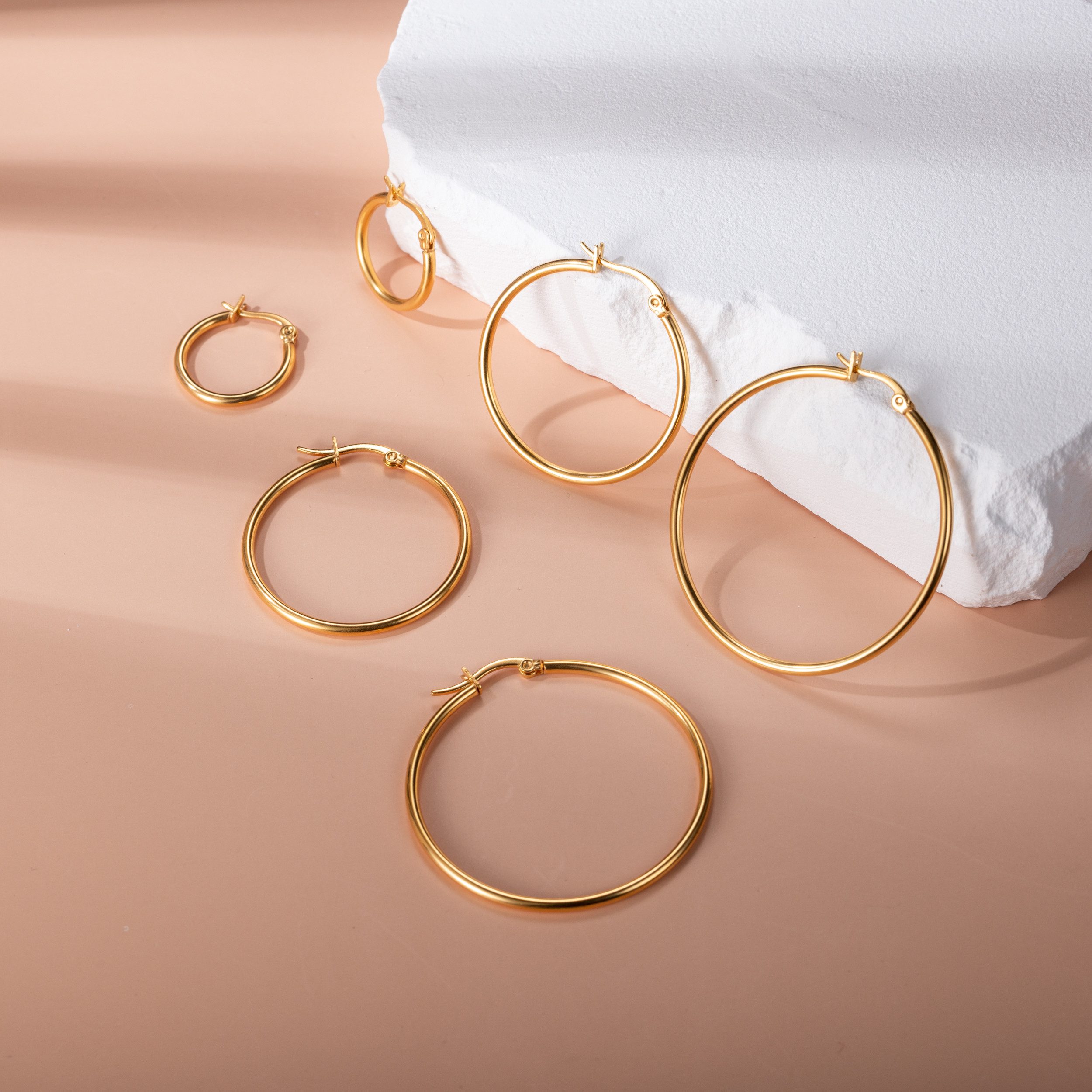 RAIKOU Creolen-Set GOLDEN TRIO 3 Paar günstig online kaufen