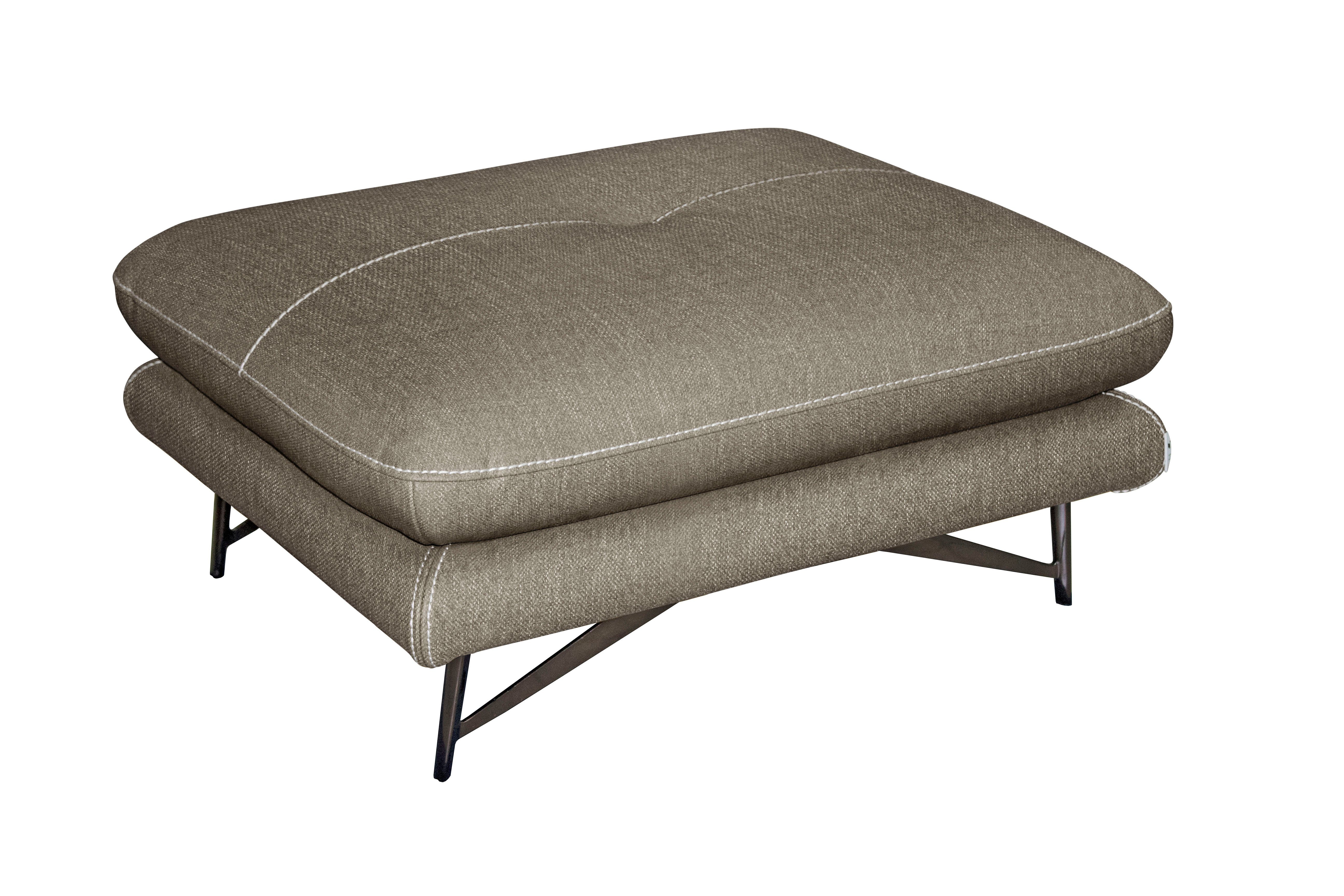 CALIA ITALIA Hocker Cezanne bequem und elegant, B/T 90/70cm, hochwertiger Designfuß
