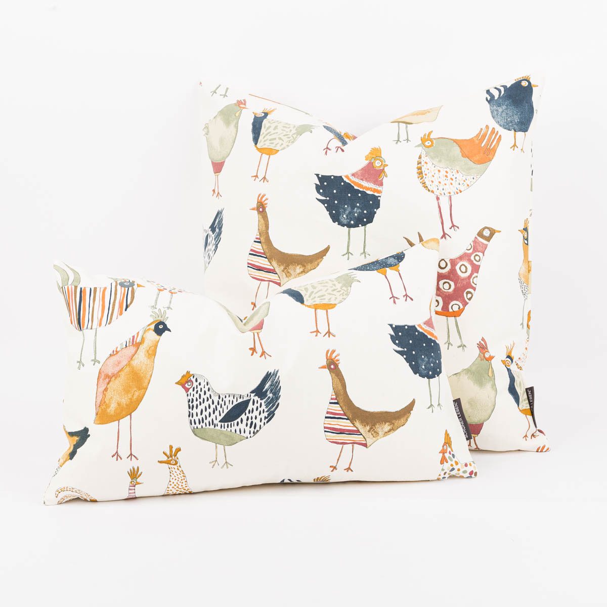 SCHÖNER LEBEN. Dekokissen Kissenhülle Harriet Vintage Hühner in div. Größen günstig online kaufen