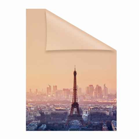 Fensterfolie Eiffelturm, LICHTBLICK ORIGINAL, blickdicht, strukturiert, hochwertiges Fensterbild