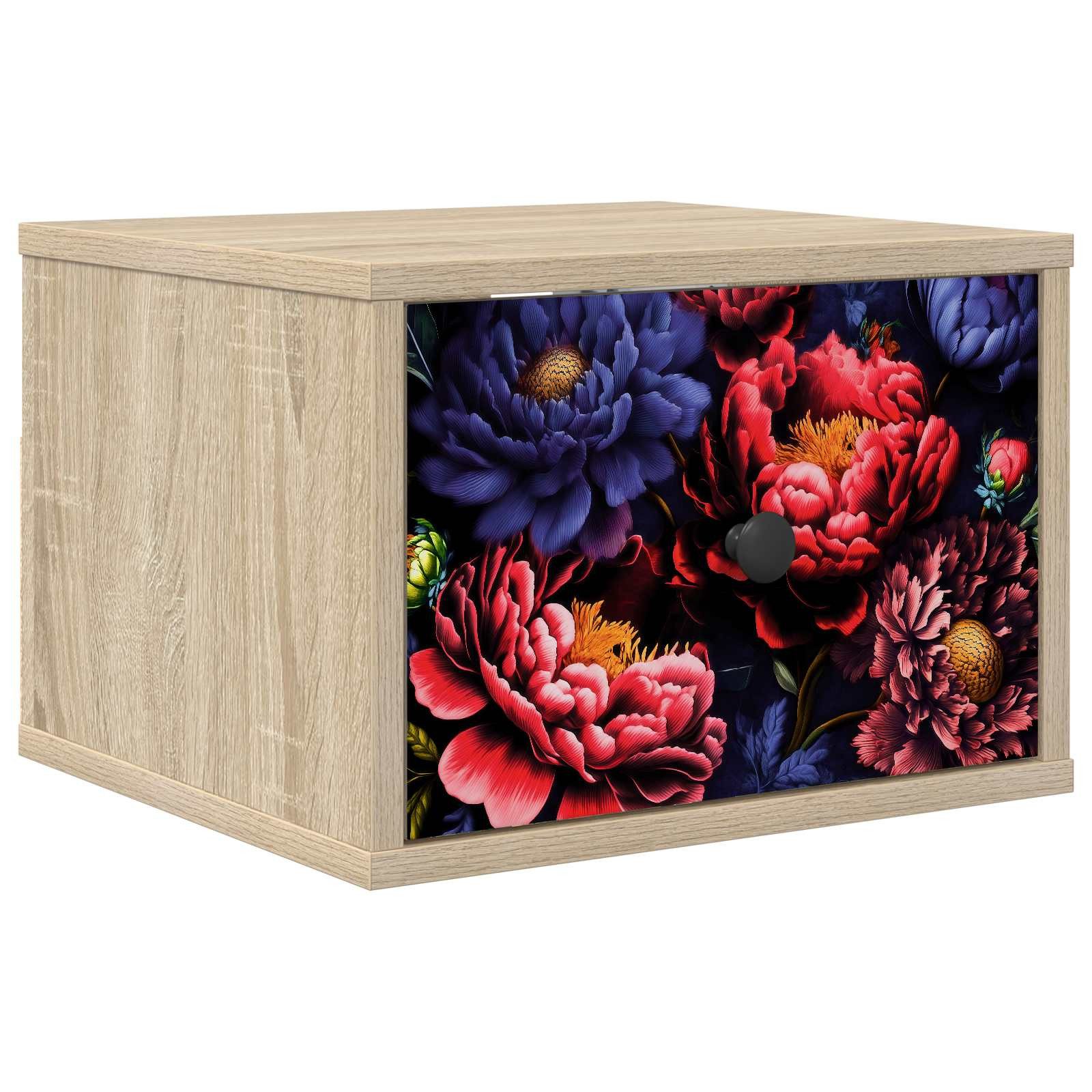 vidaXL Nachttisch Wandmontiertes Nachttischchen KIEL Sonoma-Eiche 36 x 33 x 25 cm (1-St)