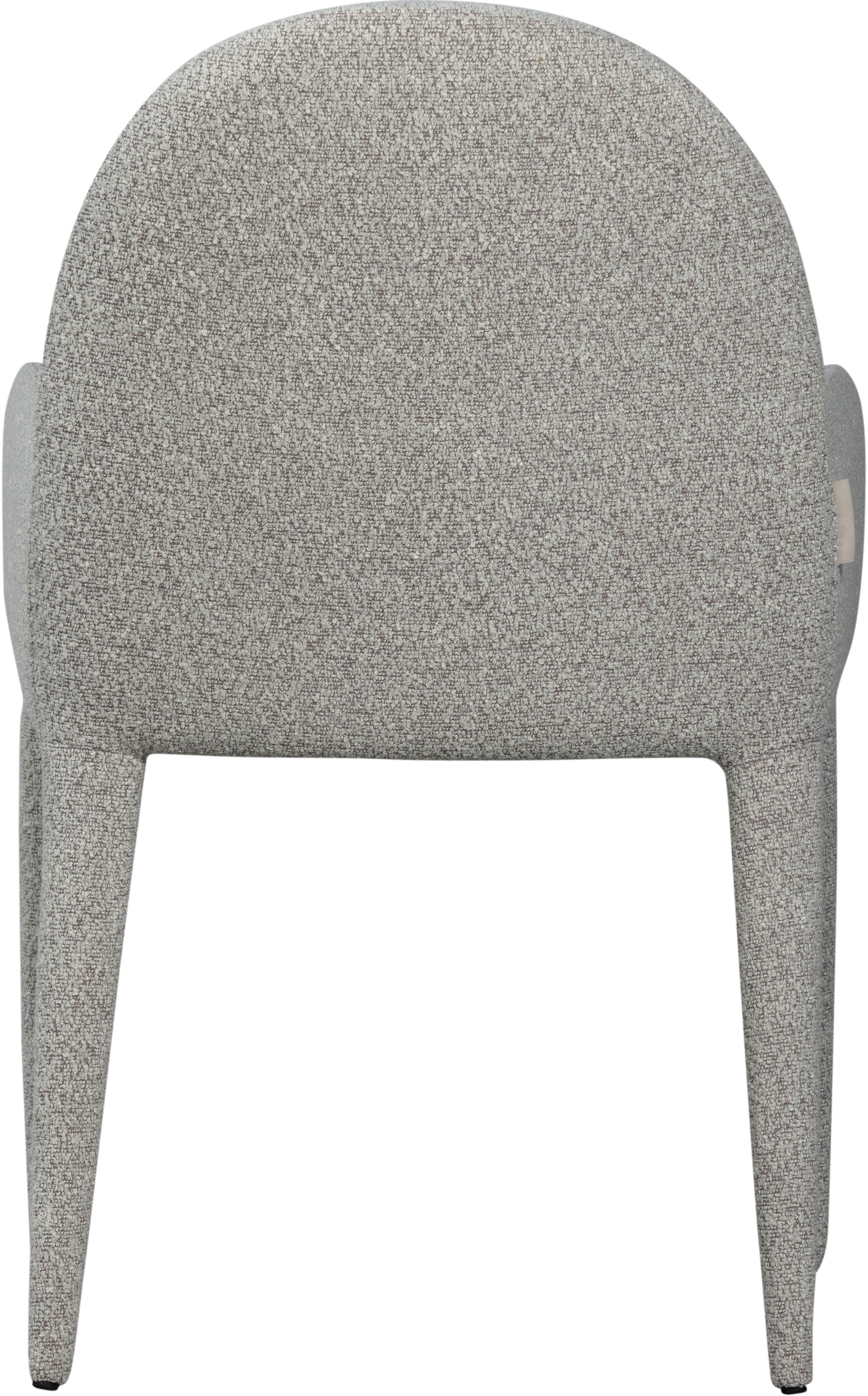 WOOOD Esszimmerstuhl Elegance Bouclé-Bezug mit 3D-Melange-Effekt, H 83 x B 54 x T 57 cm, Tragkraft 120 kg, fertig montiert geliefert, Gute Verschleißfestigkeit