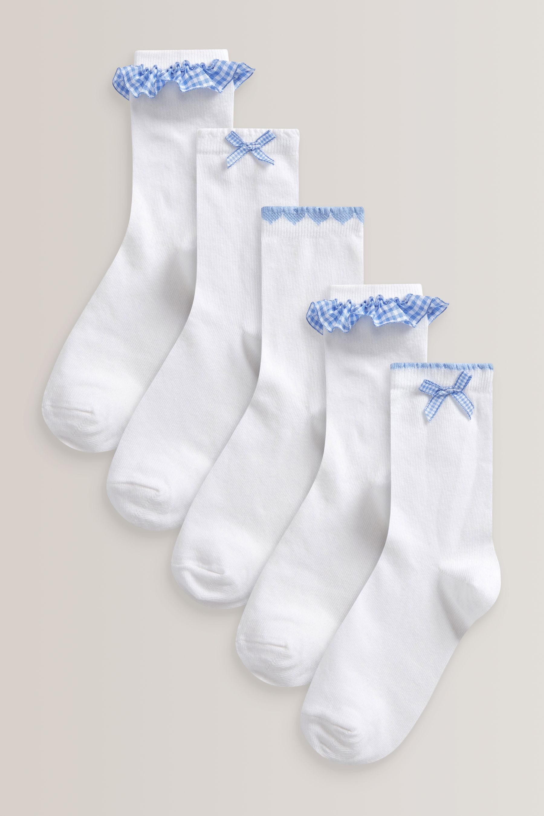 Kurzsocken Vichykaro-Söckchen mit hohem Baumwollanteil