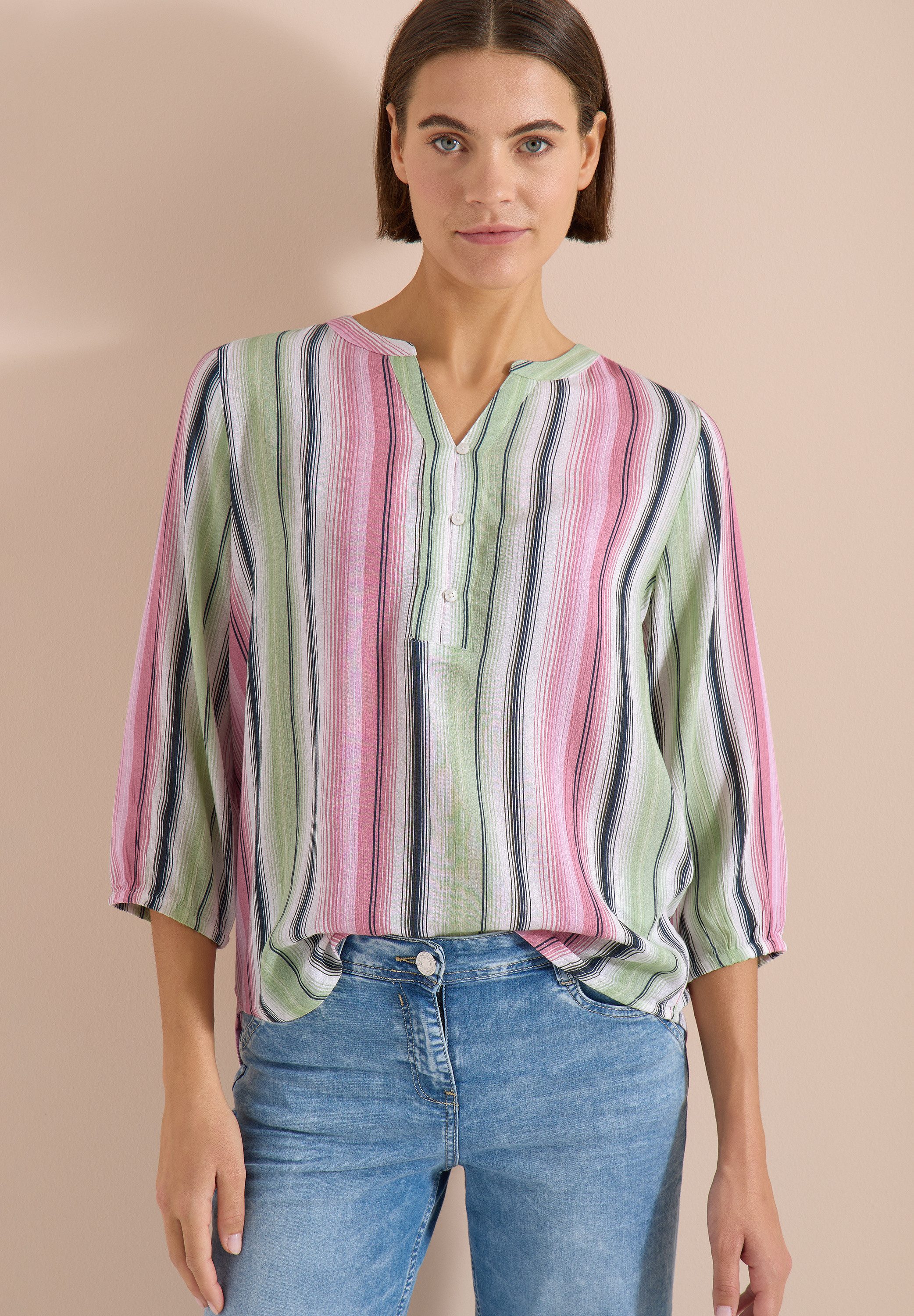 CECIL Klassische Bluse aus softer Viskose