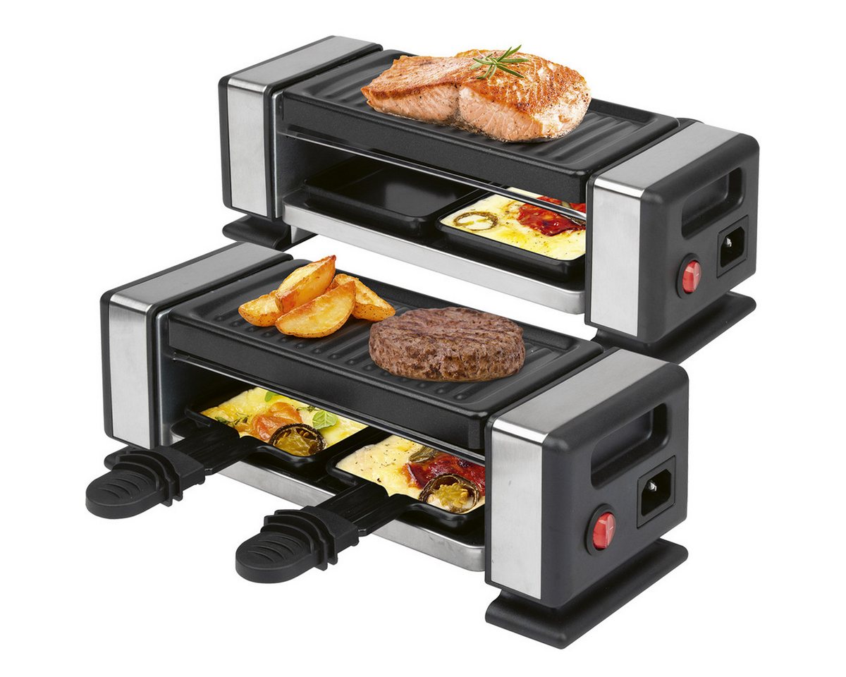 ProfiCook Raclette PC-RG 1324, Raclette 2 Personen, erweiterbar bis zu 8 Pers.