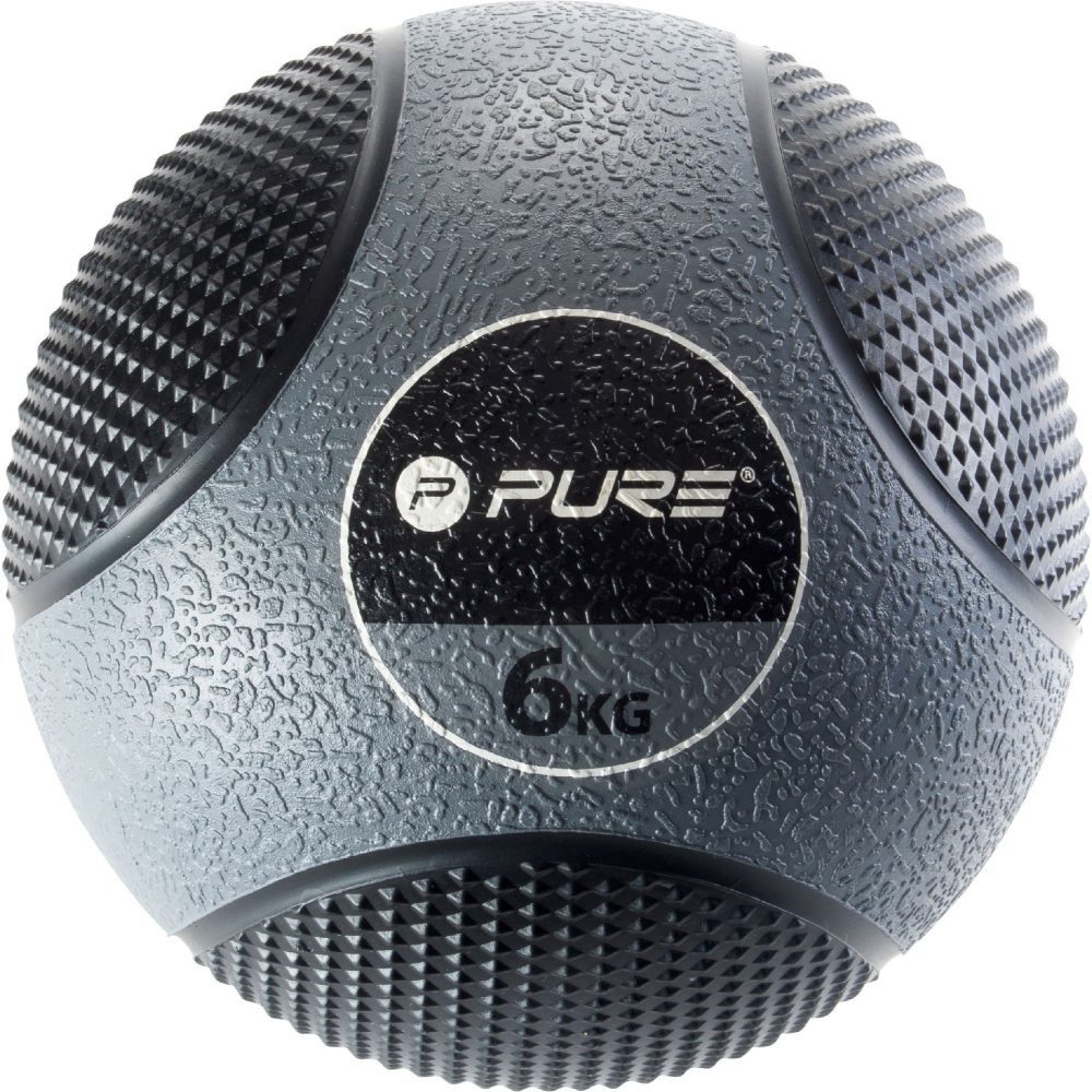 Pure 2 Improve Medizinball 6kg schwarz/grau