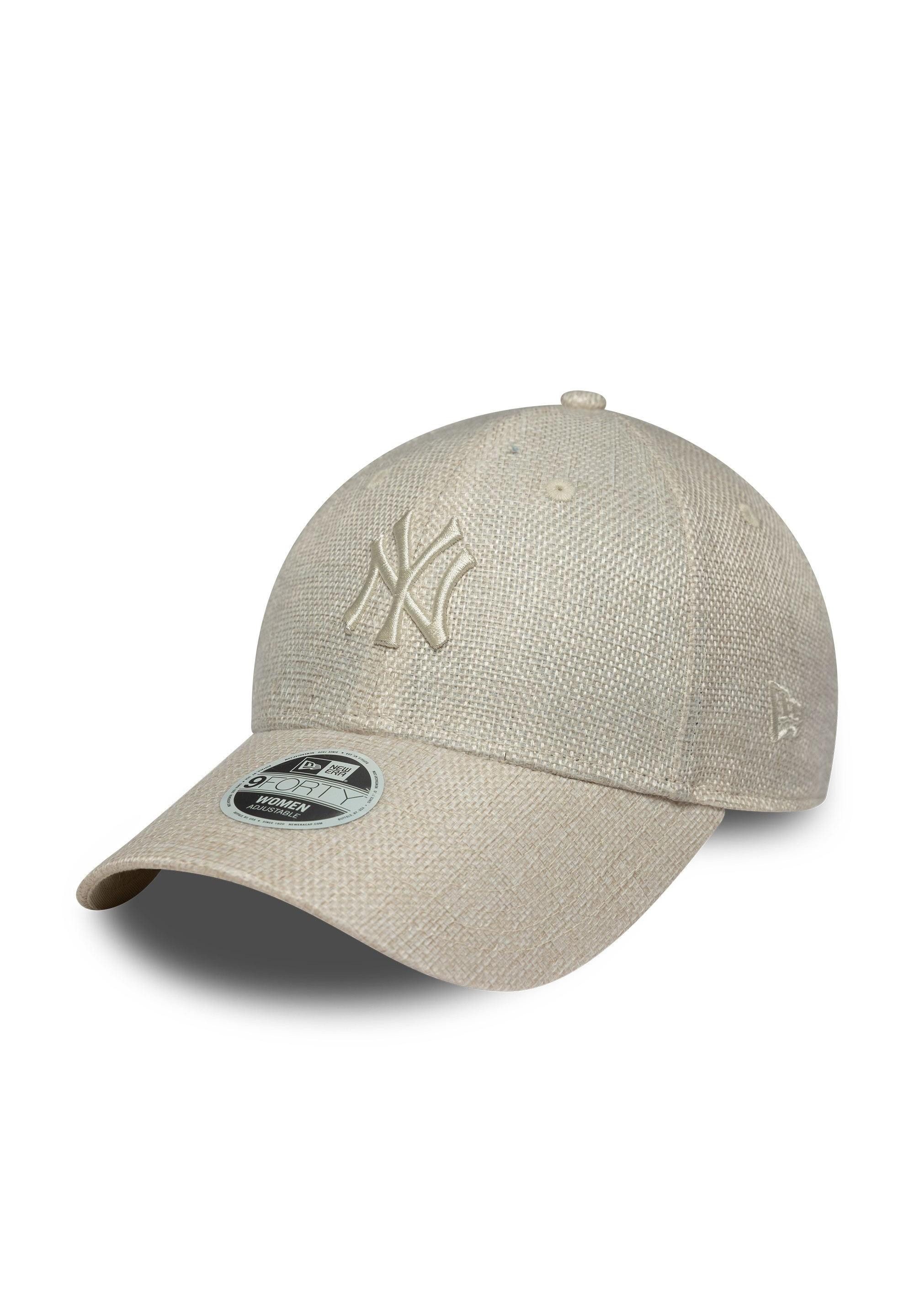 Baseball Cap New York Yankees Woven 9Forty Cap New Era Beige