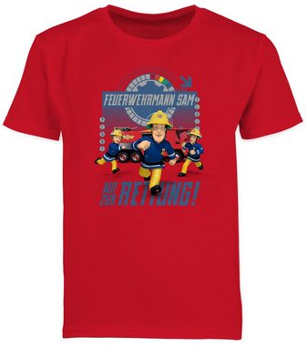 Shirtracer T-Shirt Auf zur Rettung Feuerwehrmann Sam Jungen