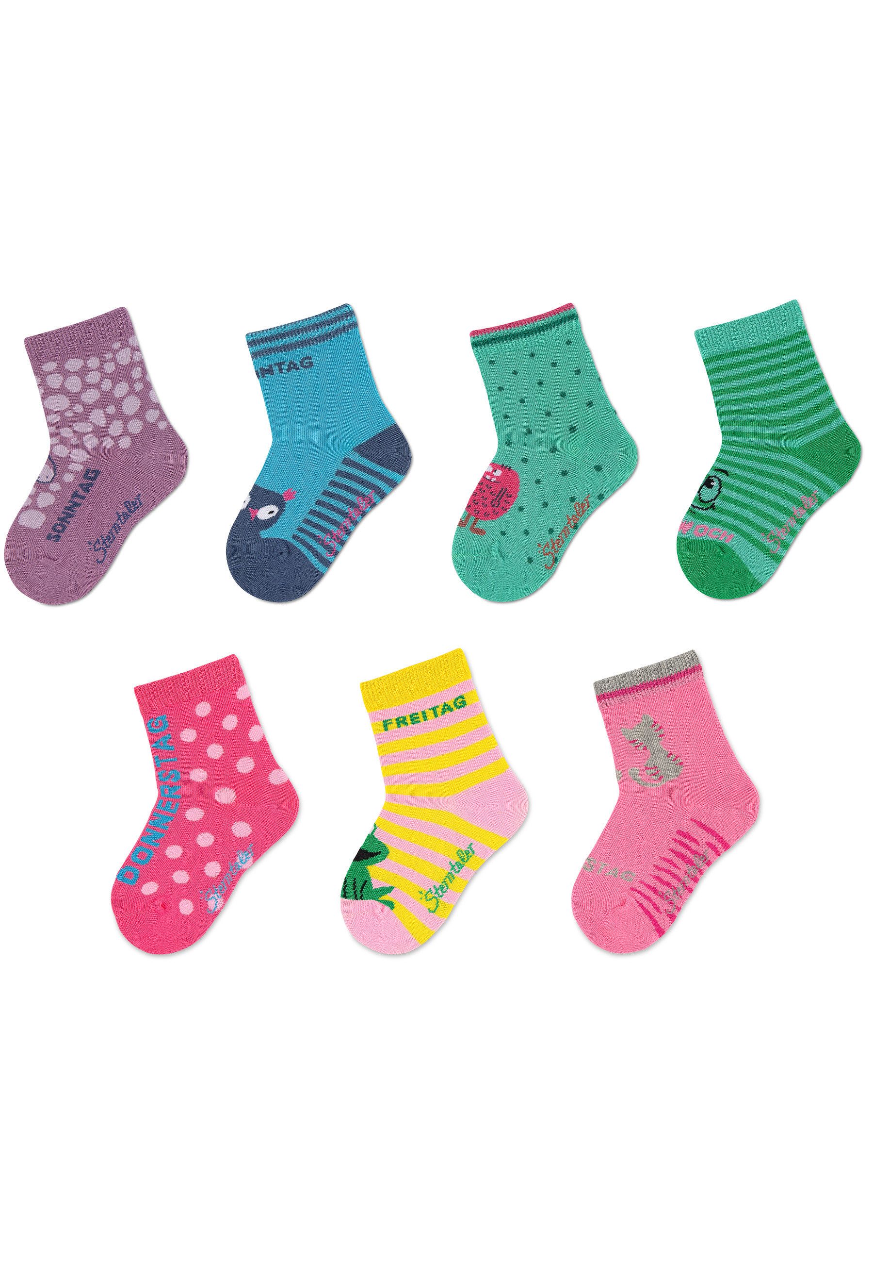 Feinsöckchen Socken 7er-Box Wochentage