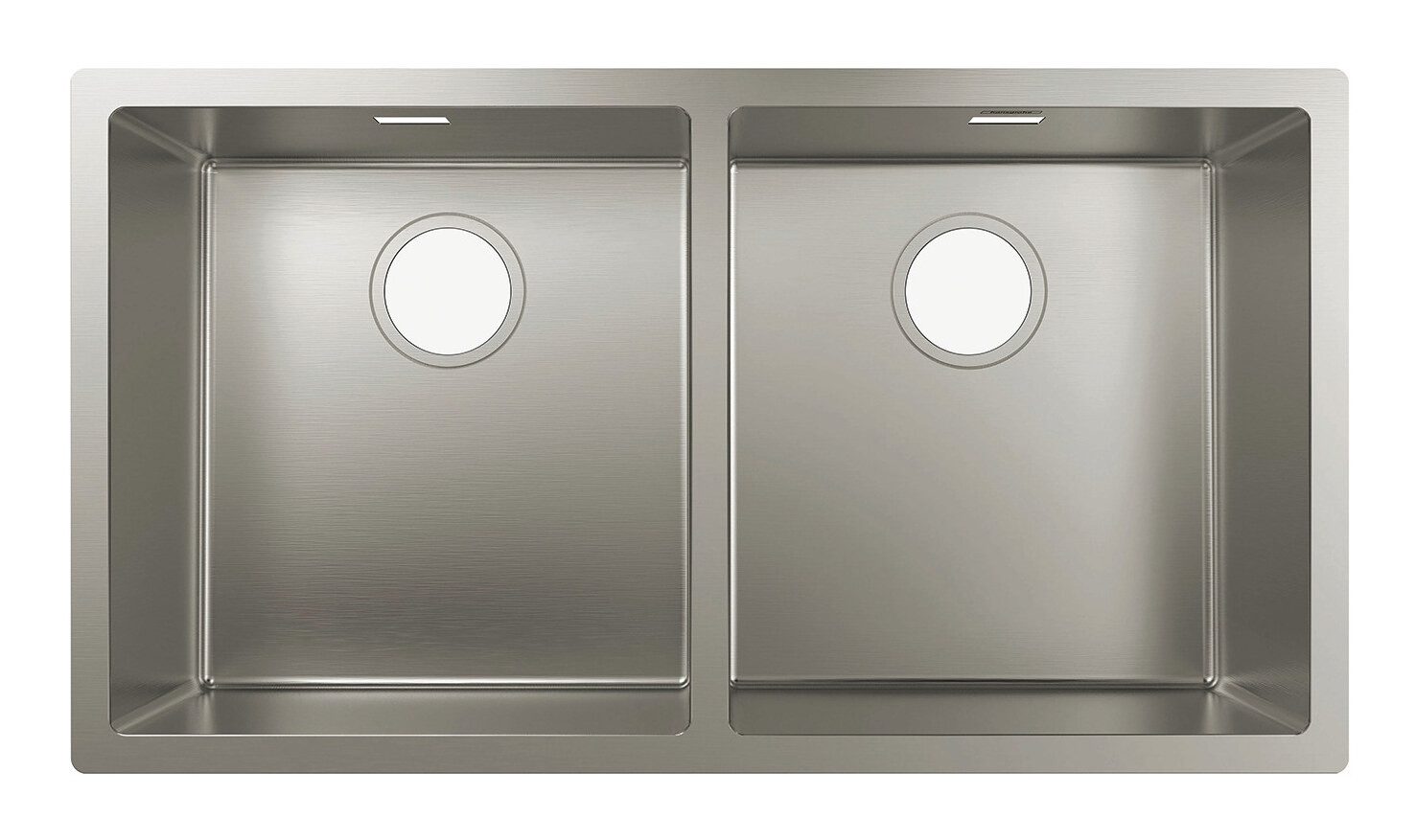 hansgrohe Küchenspüle S71, S719-U765 Unterbauspüle 370/370 - Edelstahl