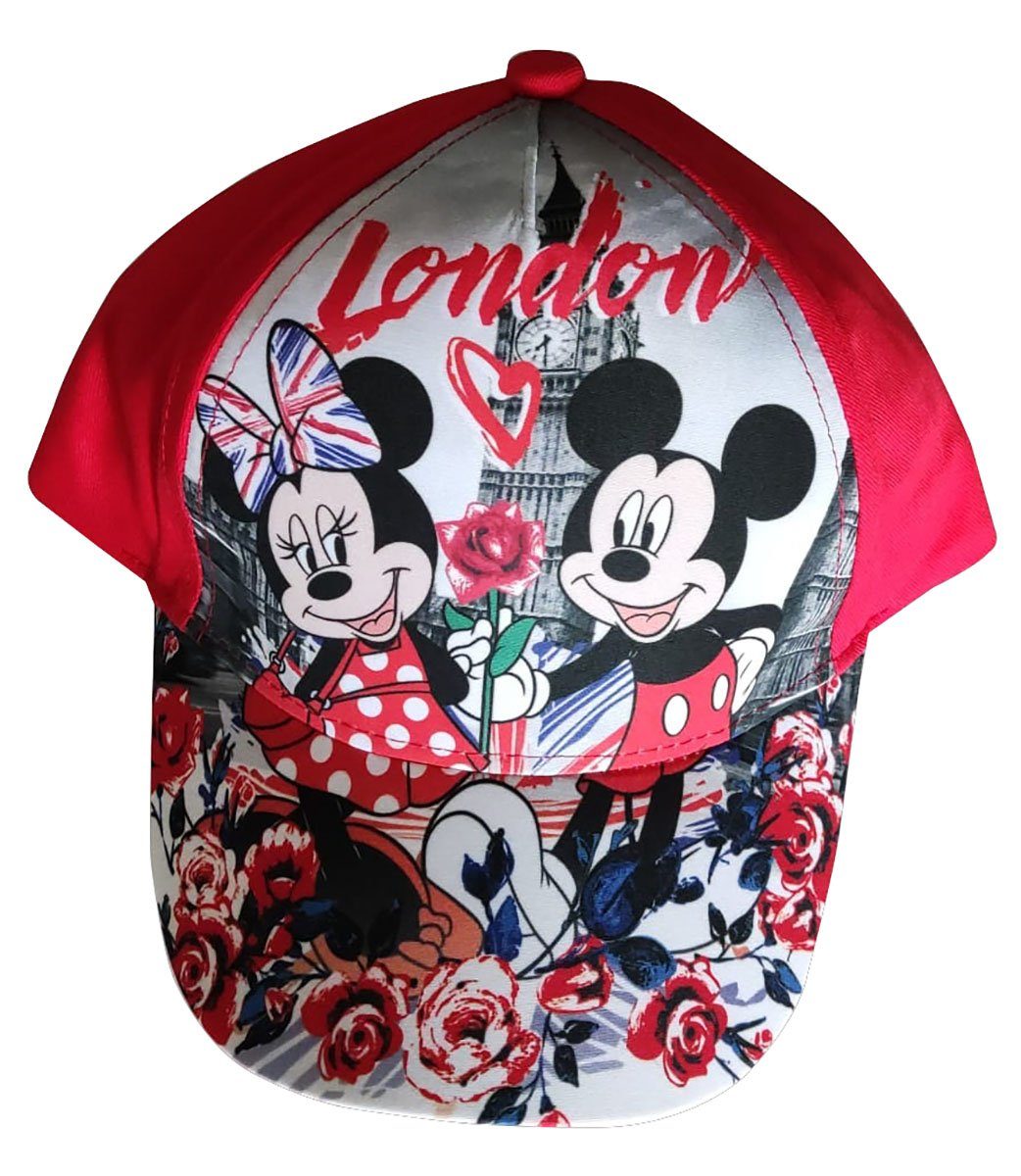 Sun City Baskenmütze Disney Mickey Mouse (Disney Minnie und Mickey Maus in London Kappe Mütze, 1-St)