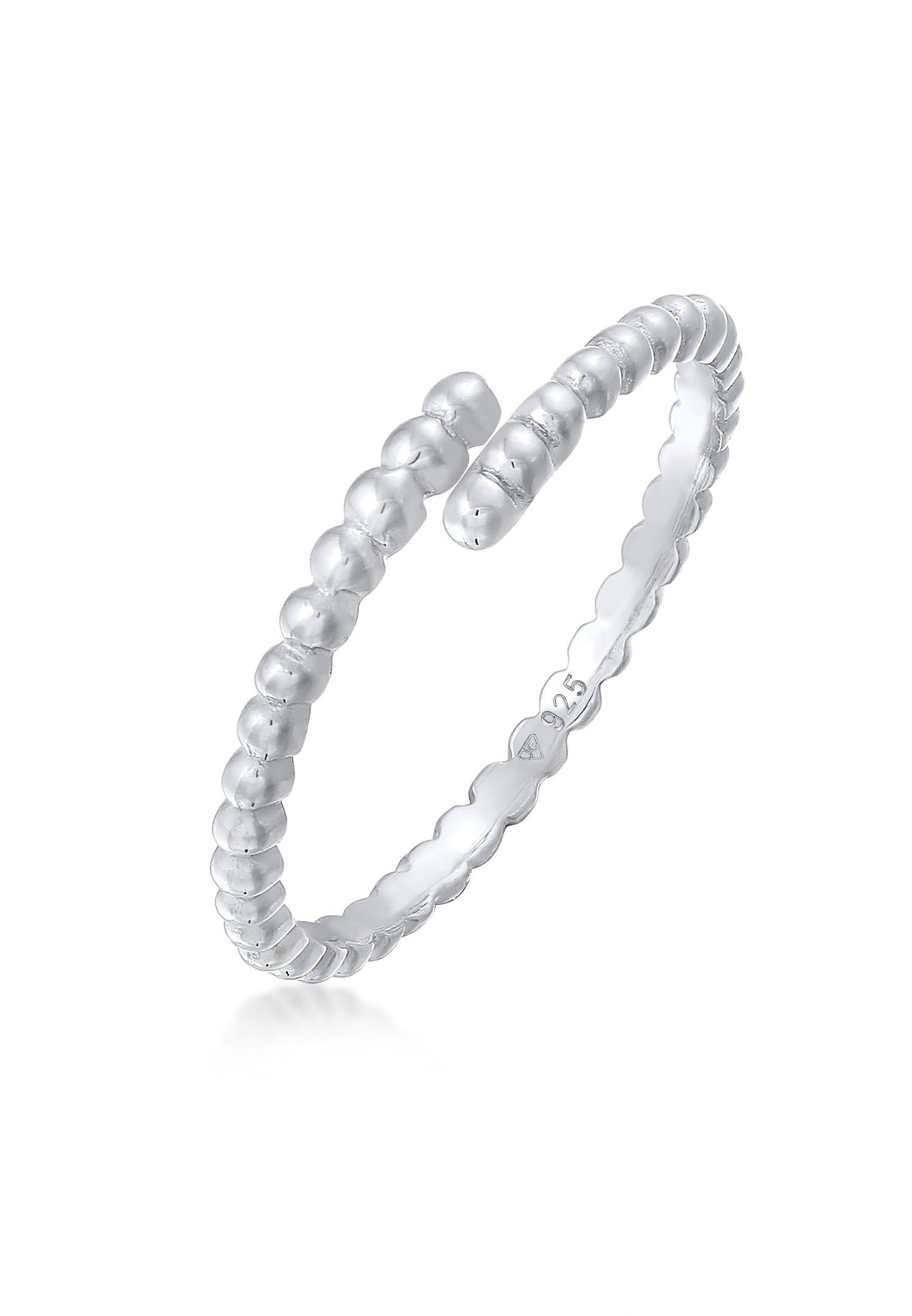 Elli Fingerring Kugel Design Offen Verstellbar 925 Ring, Kugel günstig online kaufen
