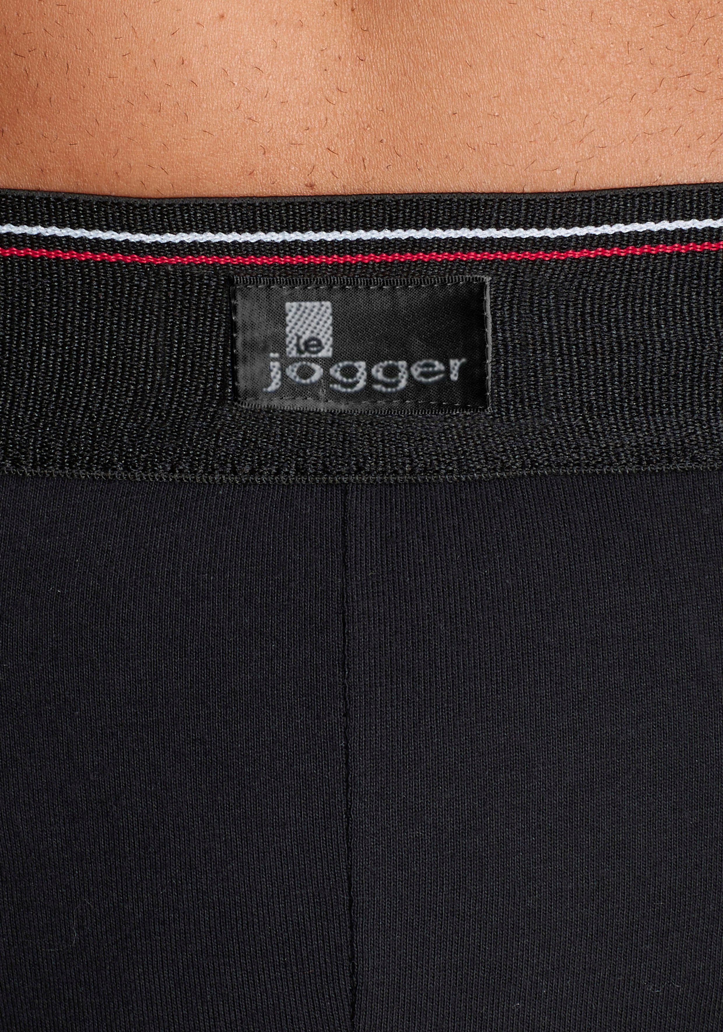 le jogger® Slip Herren Unterhose (Packung, 10-St) nur einfarbig oder in bunter Mixpackung