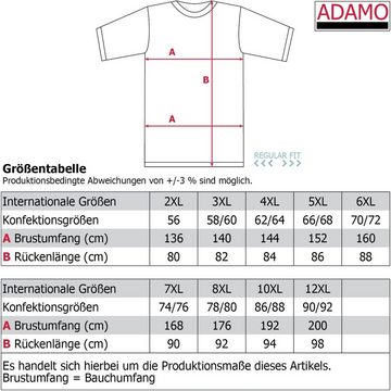 ADAMO T-Shirt (1-tlg) Herren in Übergrößen bis 12XL