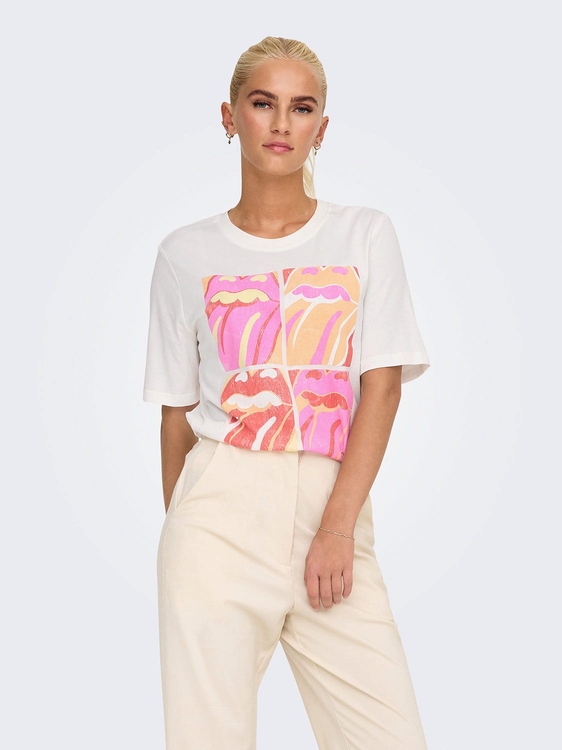 ONLY T-Shirt ROLLING STONES (1-tlg) günstig online kaufen