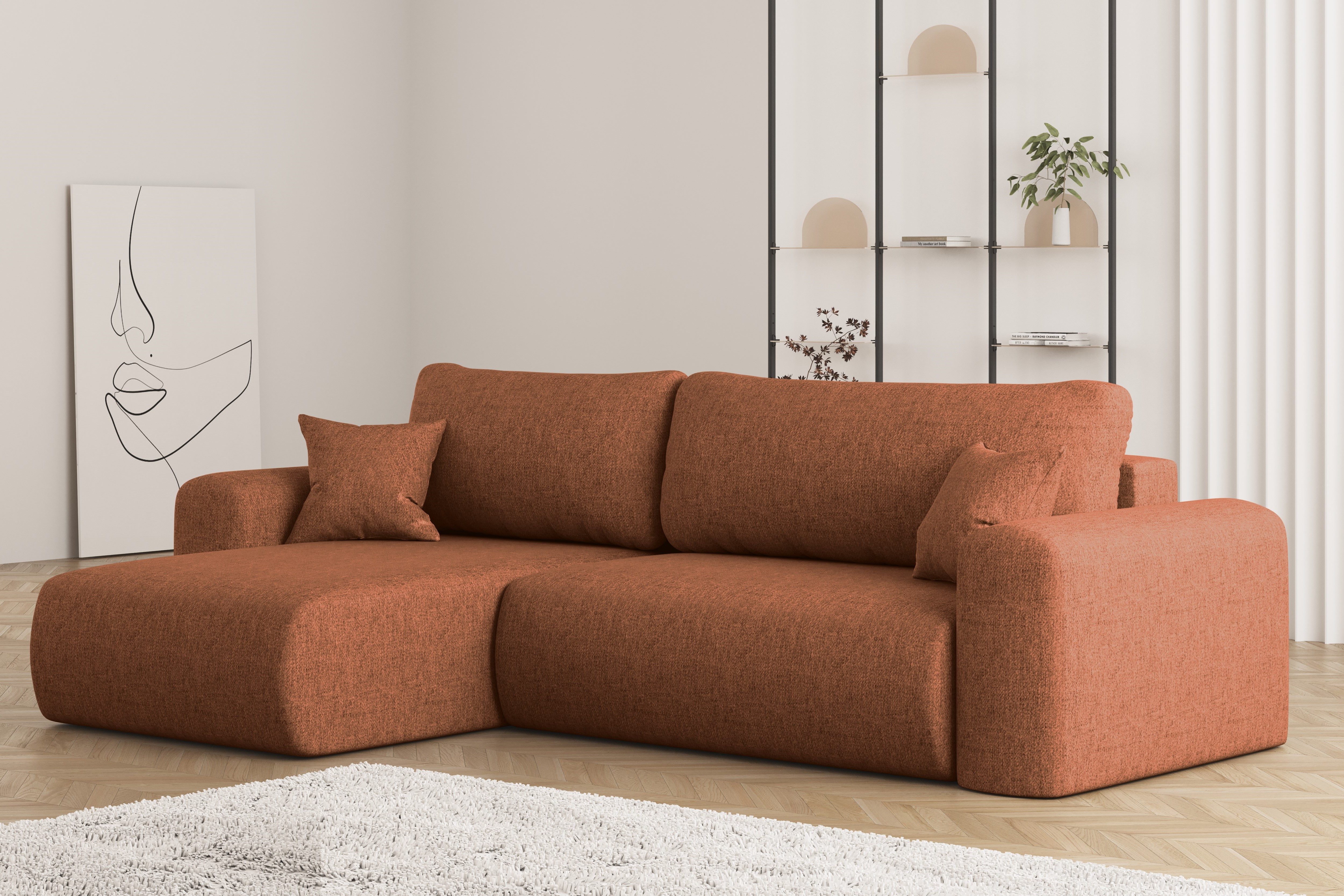 Kaiser Möbel Ecksofa Ecksofa mit Schlaffunktion günstig online kaufen