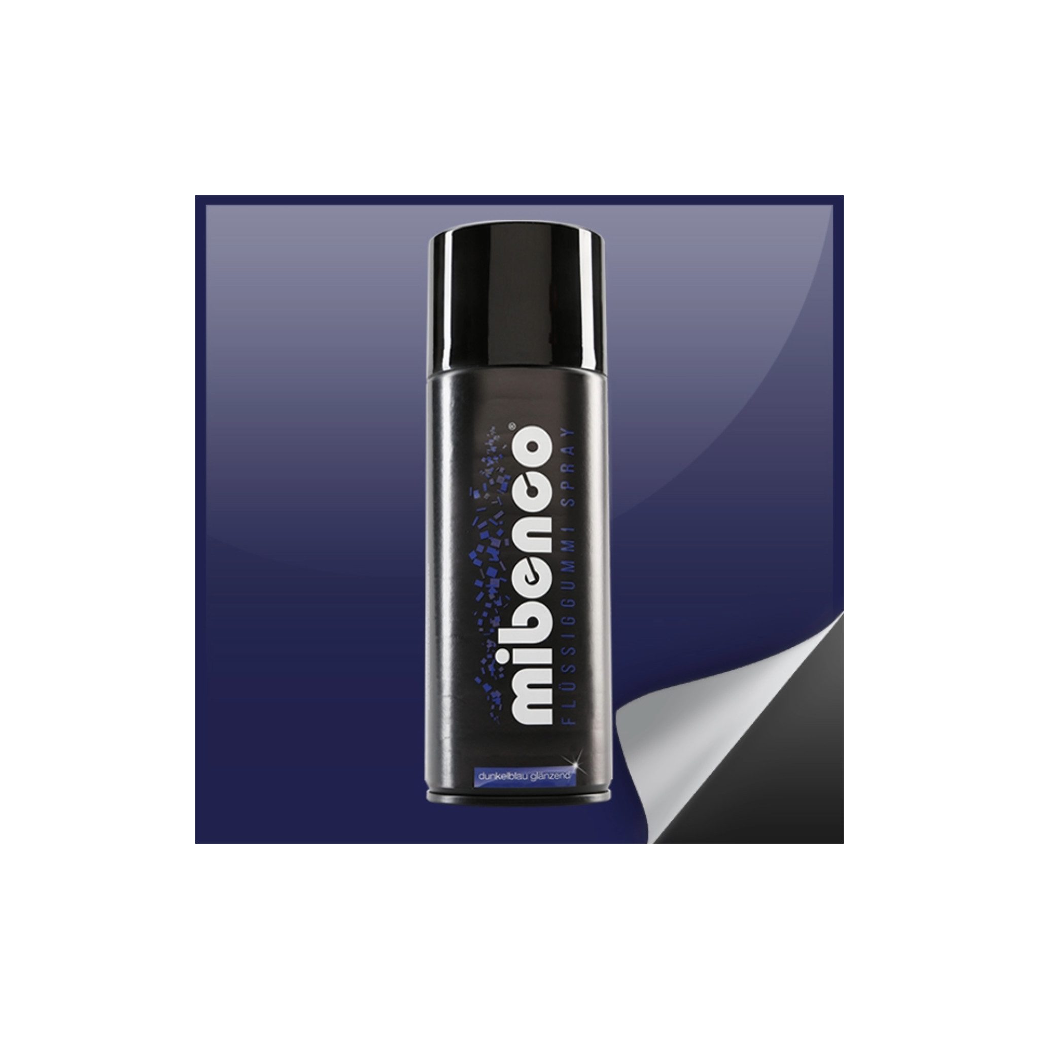 mibenco Lack Mibenco Flüssiggummi Spray Dunkelblau Glänzend 400ml