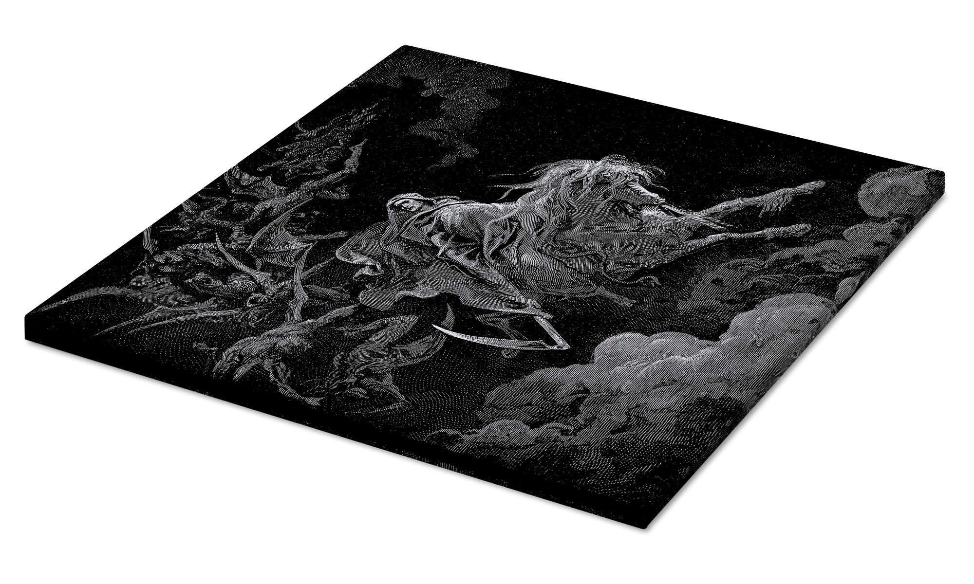 Posterlounge Wandbild Der Tod auf einem blassen Pferd, Gustave Doré, erhältlich als Poster, Leinwandbild, Wandsticker oder Acrylglasbild