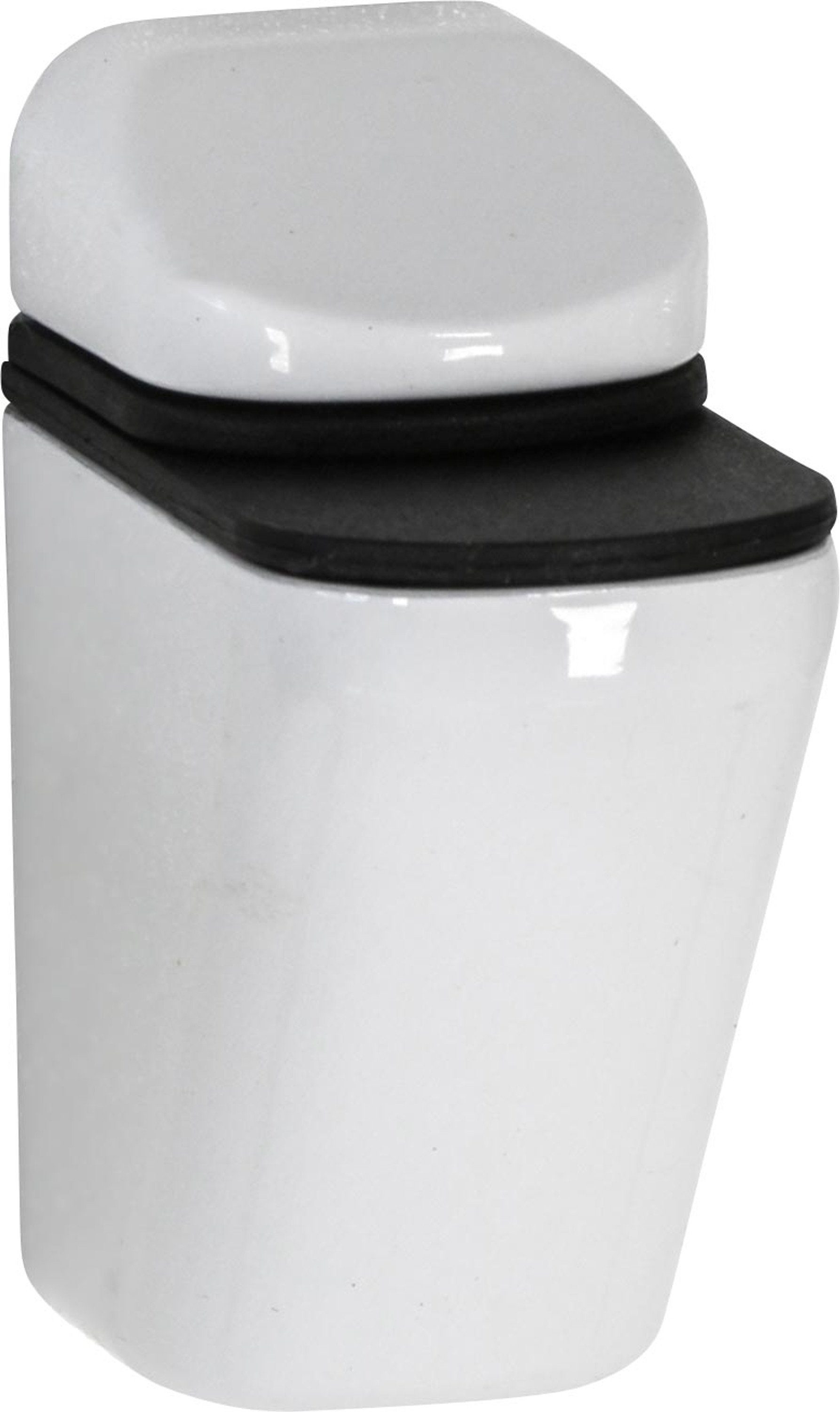 ib style Wandregal Glasregal 6mm klar 60 x 20 cm + Clip CUCALE Weiß, Glasbo günstig online kaufen