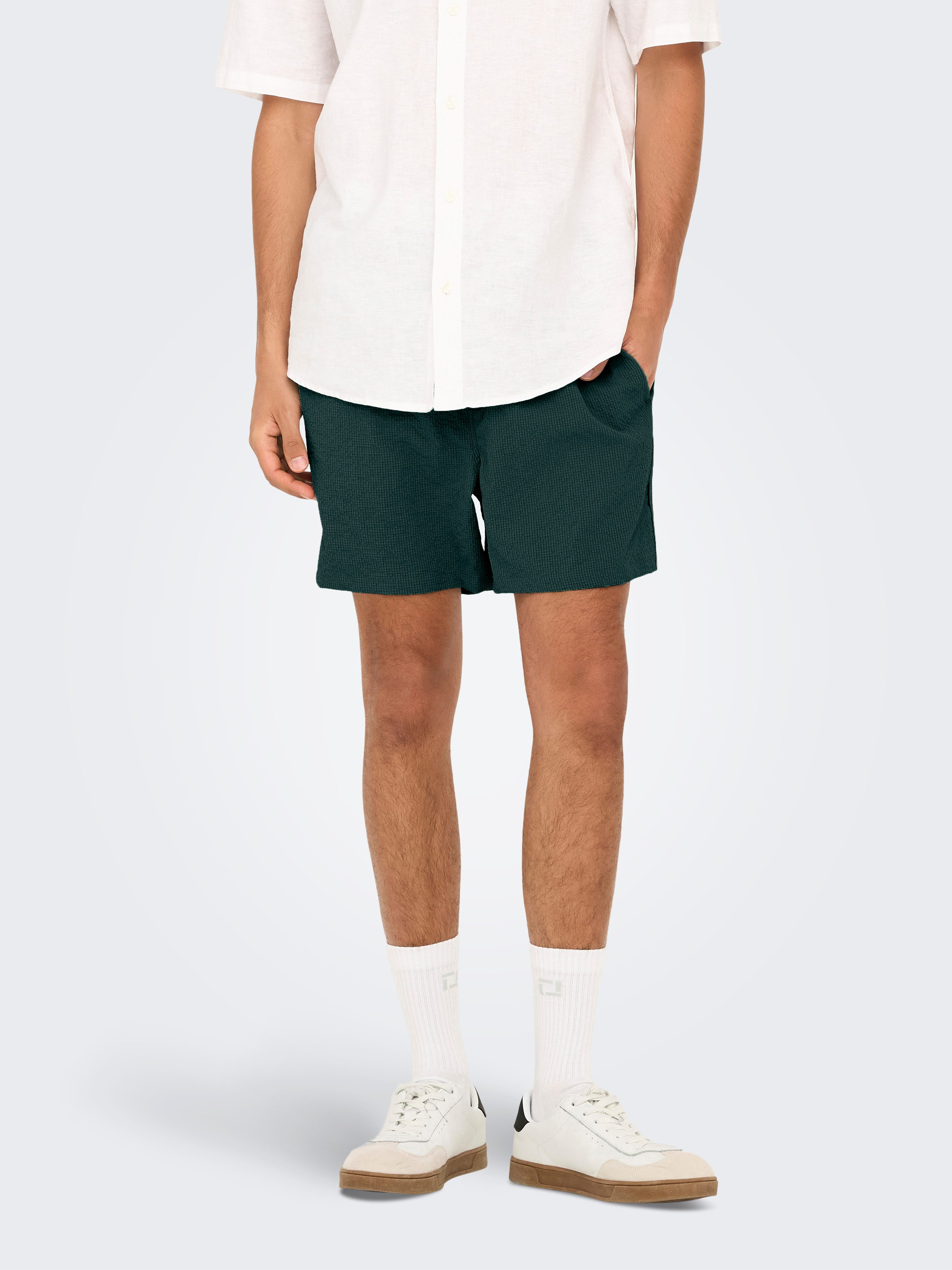 Only & Sons Badeshorts ONSTED LIFE SOLID SEERSUCKER SWIM NOOS