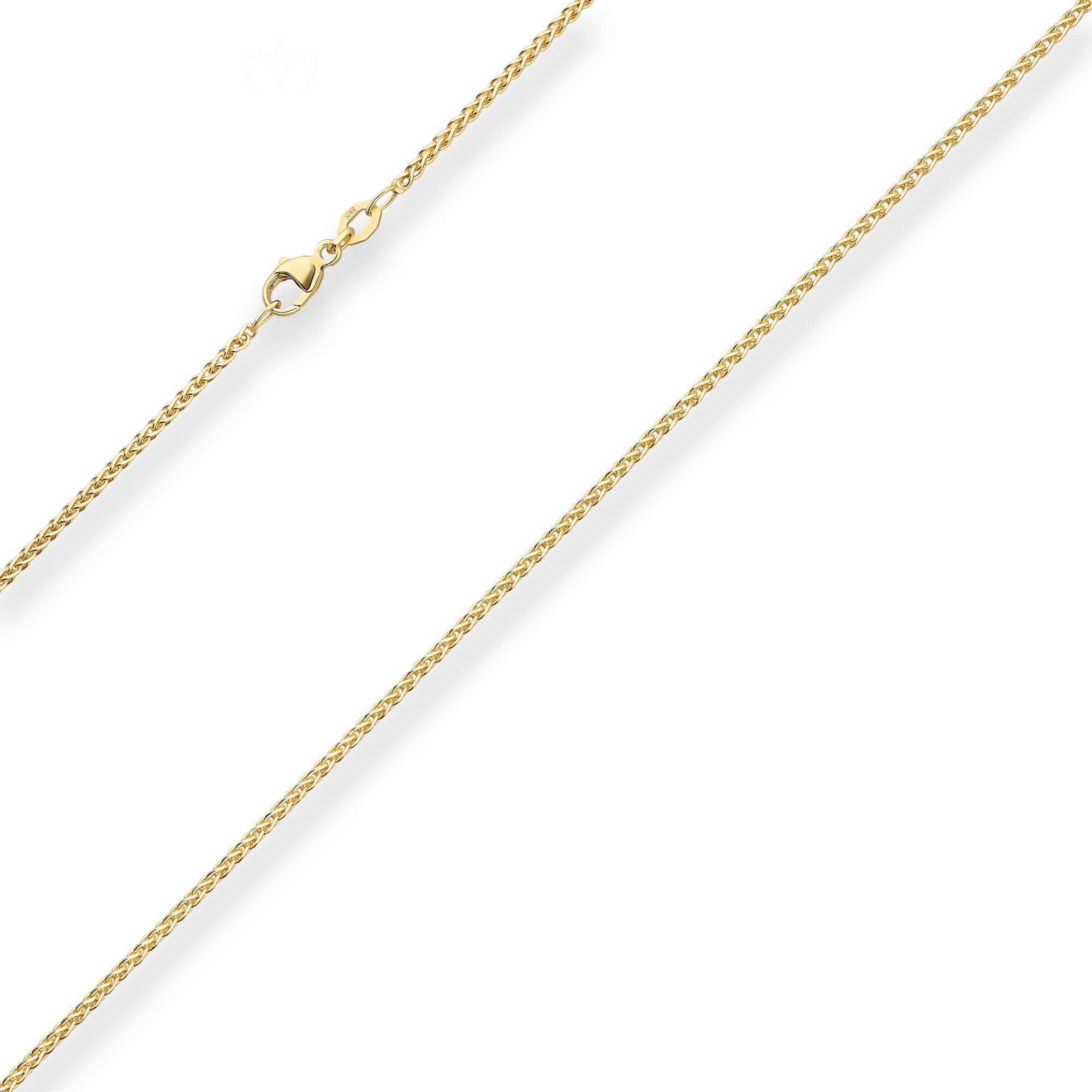 Schmuck Krone Goldkette 1,7mm Zopfkette aus günstig online kaufen