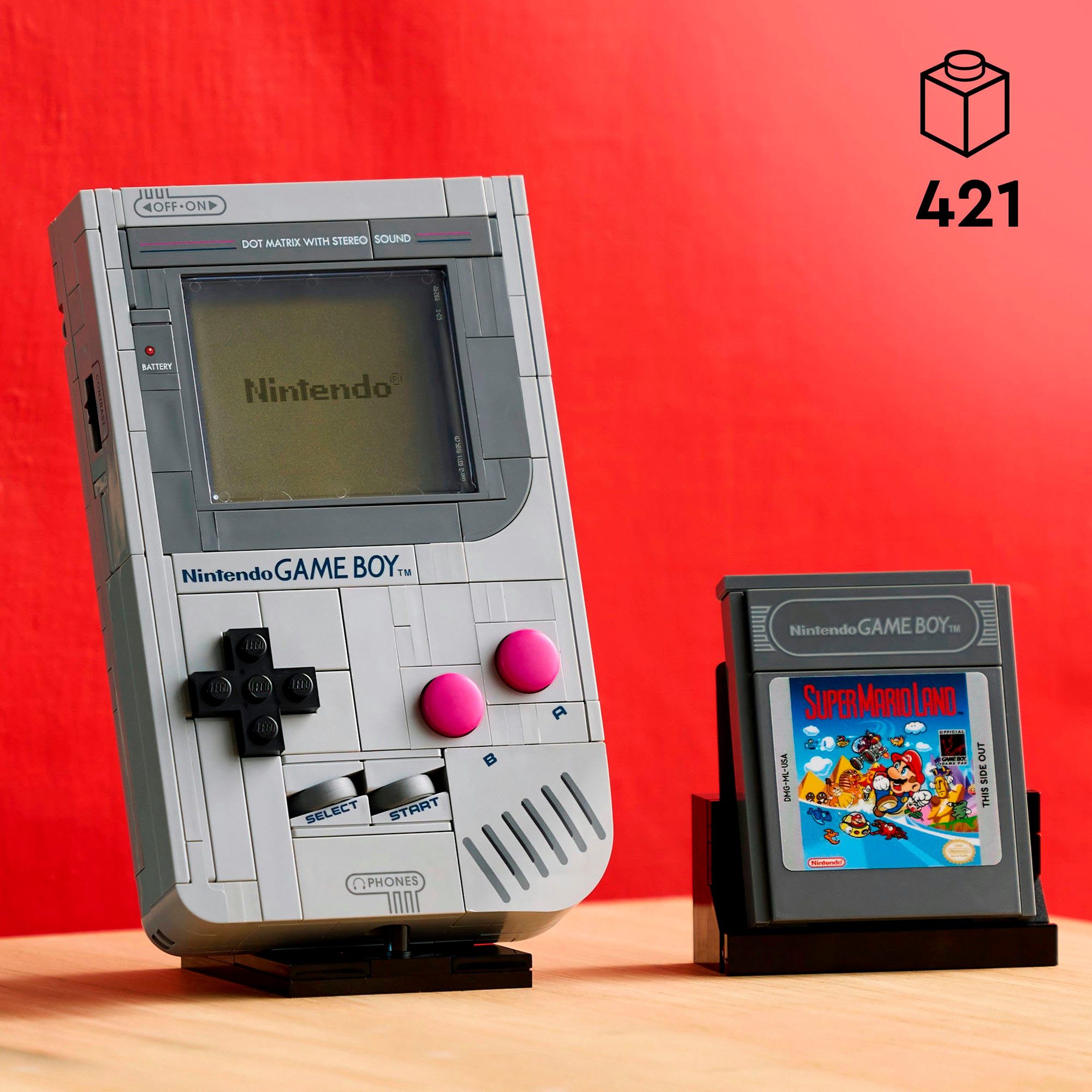 LEGO® Game Boy (72046), LEGO Super Mario Konstruktionsspielsteine, (421 St), Made in Europe