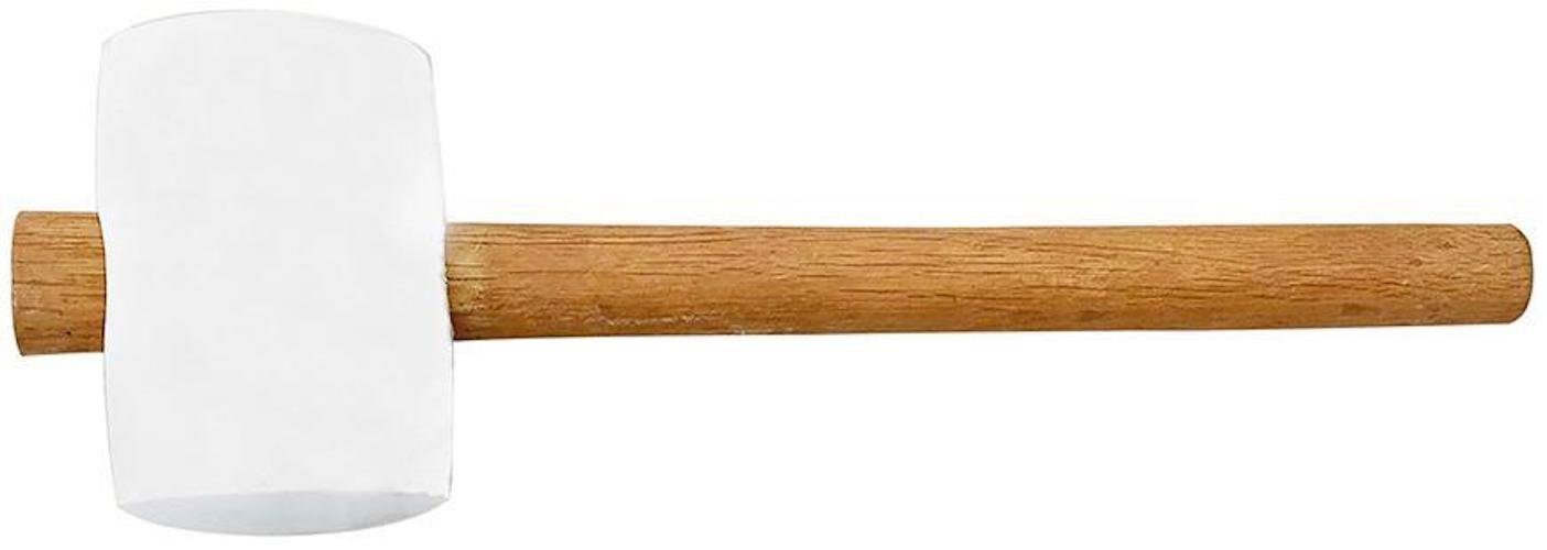 Gummihammer Hammer kg 0,34 Holzgriff PROREGAL® Schwarz