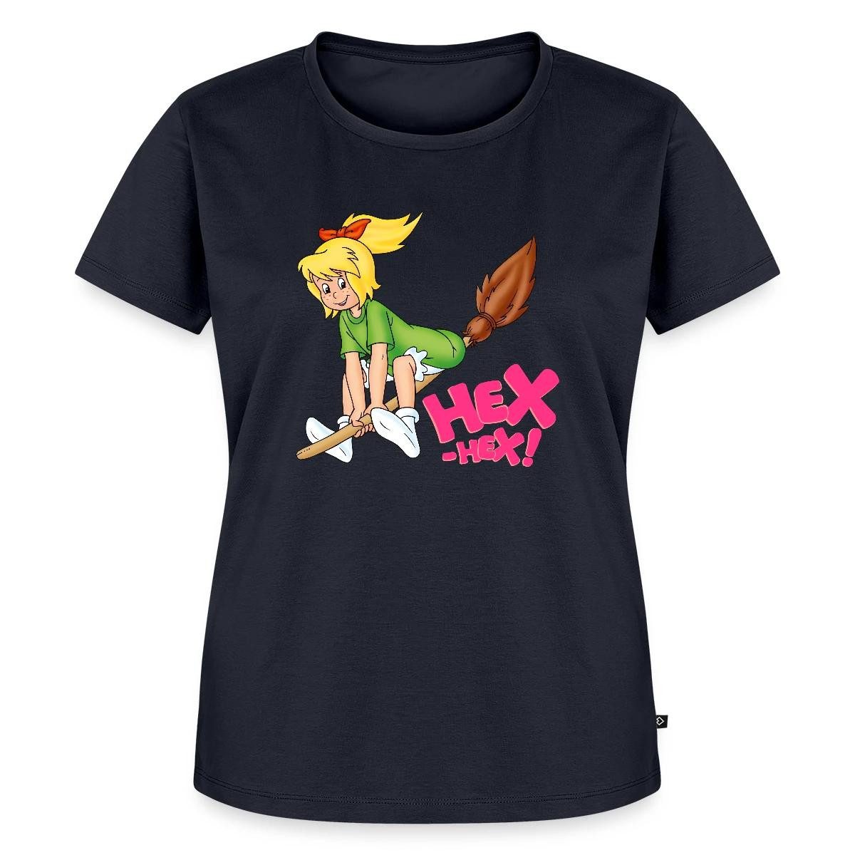 Spreadshirt T-Shirt Bibi Blocksberg Fliegt Davon Frauen Premium T-Shirt (1-tlg) Fällt klein aus. Wir empfehlen, eine Größe größer zu bestellen.