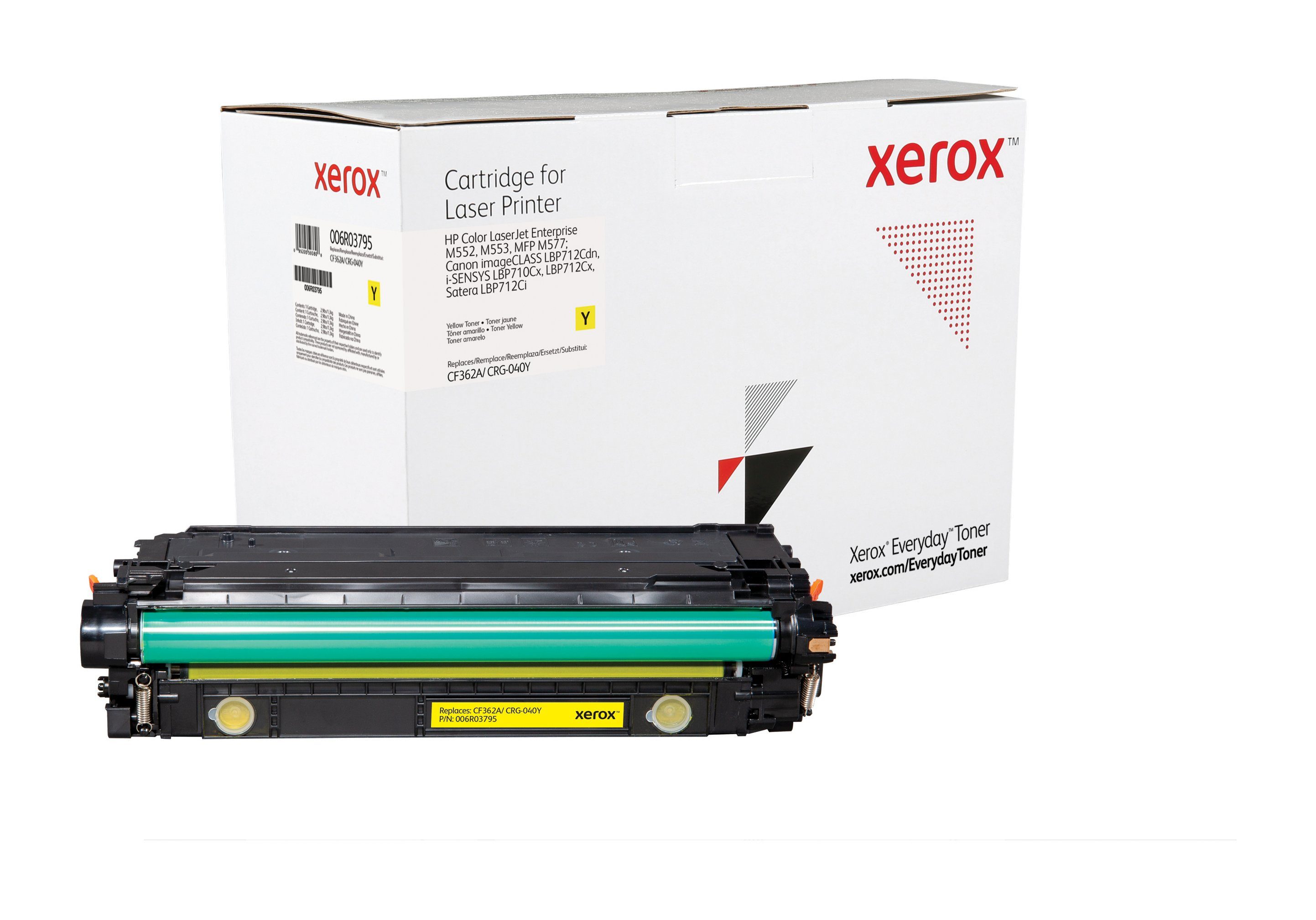 Toner 508A kompatibel Gelb Tonerpatrone HP Xerox mit Everyday (CF362A/ CRG-040Y)