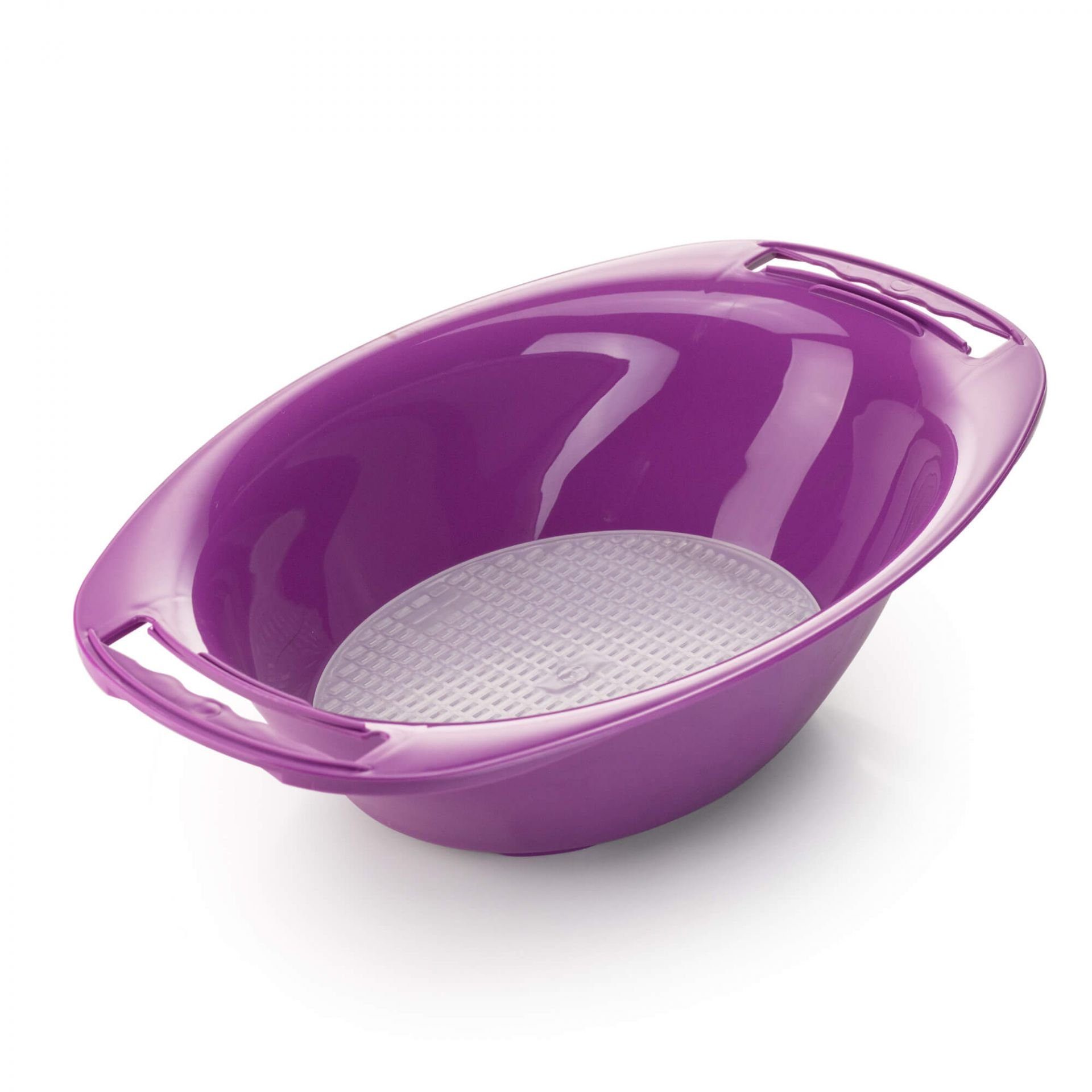 Börner Auffangbehälter Auffangschale oval mit Violett für Sieb V5 V6 Börner und