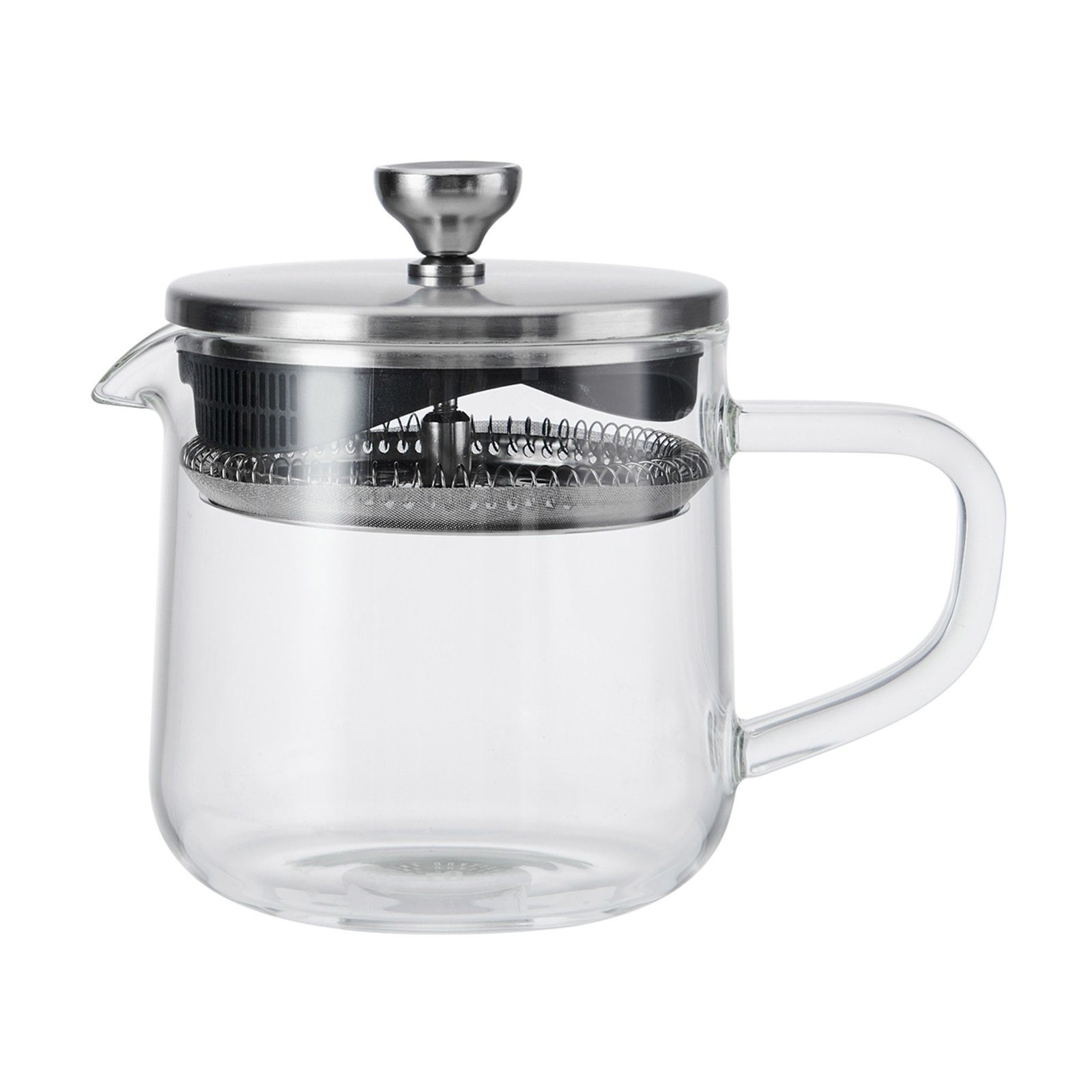 Neuetischkultur Teekanne Teekanne mit Filter für 2 Tassen, (Stück, 1-St., 1 Teekanne mit Teefilter), Teebereiter