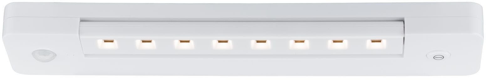 Paulmann LED Lichtleiste, LED fest integriert, Warmweiß,  LEDSmartLightbatteriebetrieben+ Schalter An/Aus/Dimmen&Bewegungsmelder