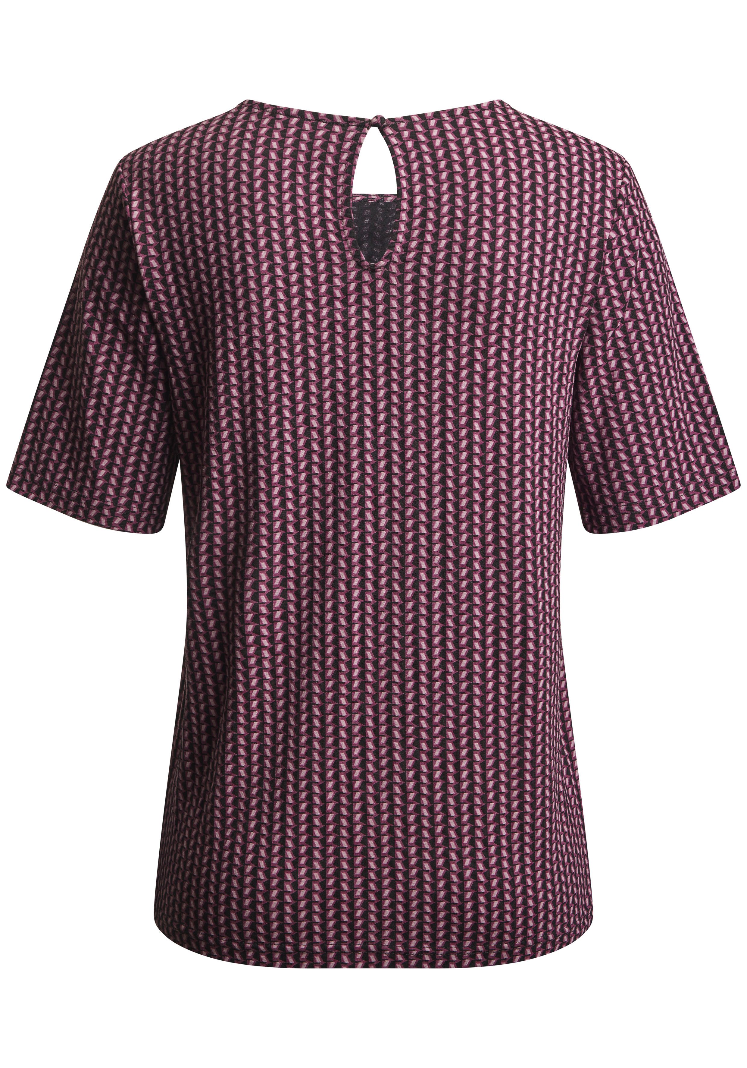 LASCANA T-Shirt (1-tlg) schönes Knopfdetail hinten