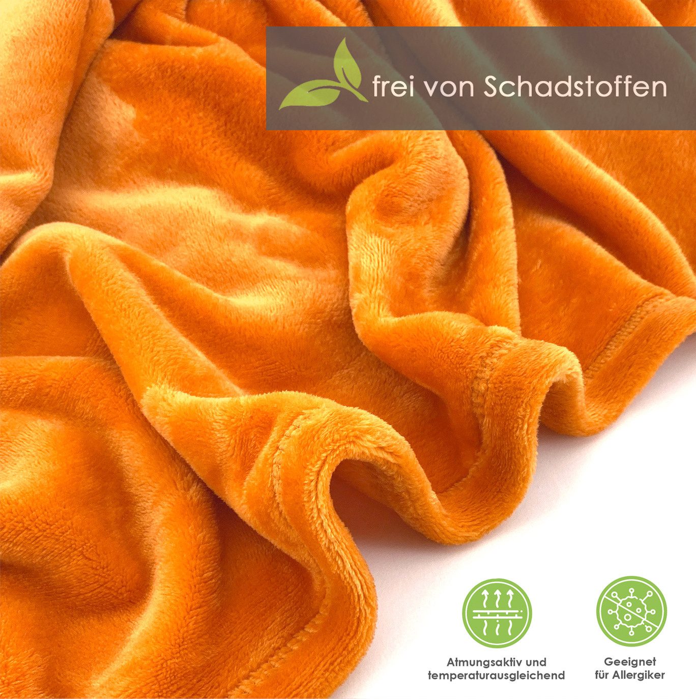 Wohndecke Premium Super Soft Flanell Kuscheldecke Sofadecke, heimtexland, super weich und flauschig, Allergiker geeignet, atmungsaktiv