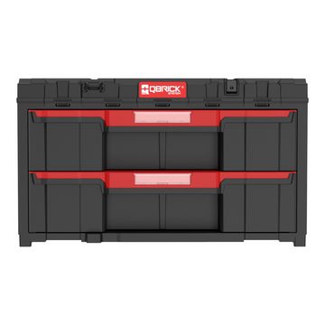 QBRICK System Werkzeugkoffer ONE Drawer 2 Toolbox 2.0 Werkzeugbox 587 x 380 x 340 mm mit Schubladen