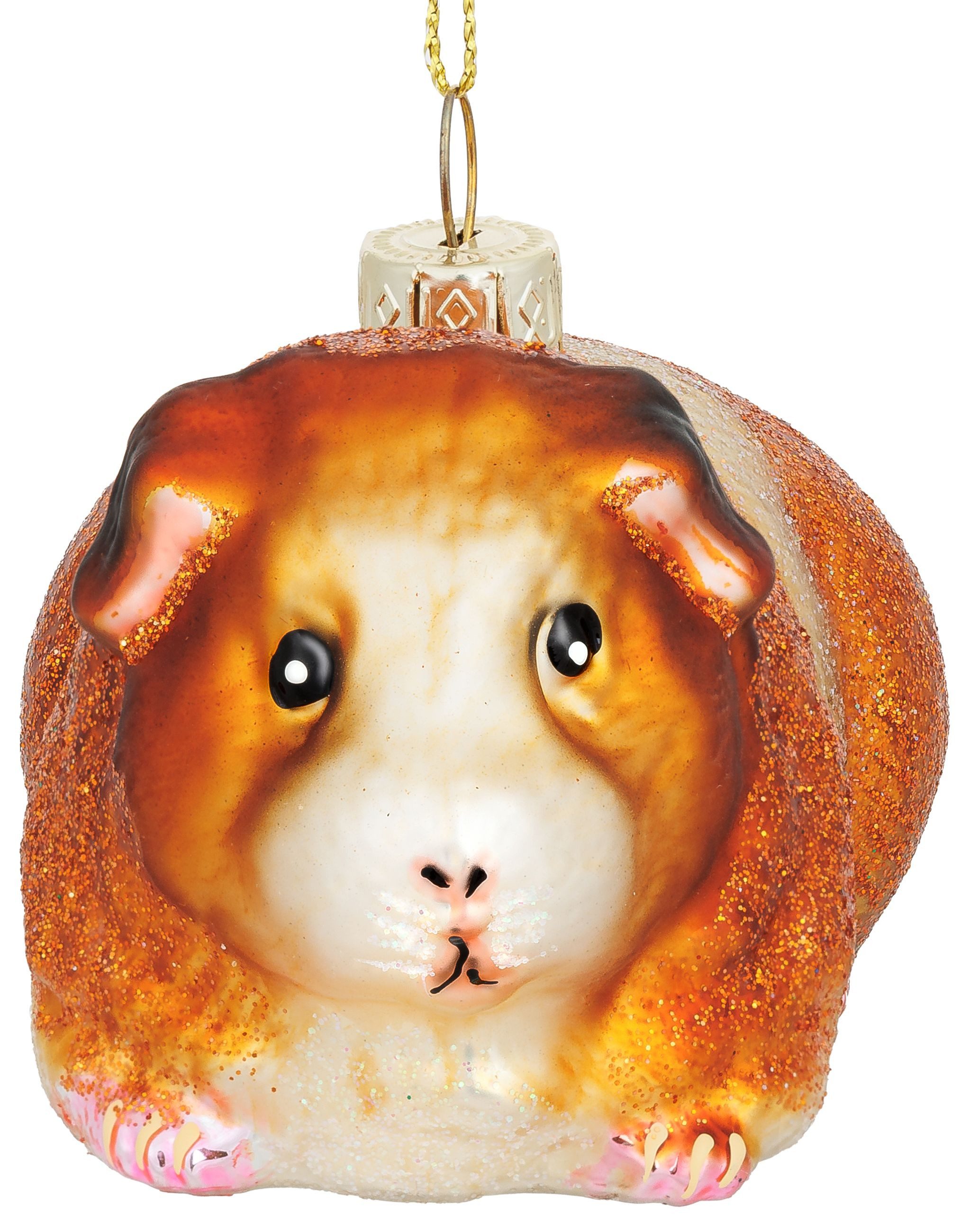 SIKORA Weihnachtsbaumkugel Meerschweinchen besondere Weihnachtskugel Glas A günstig online kaufen