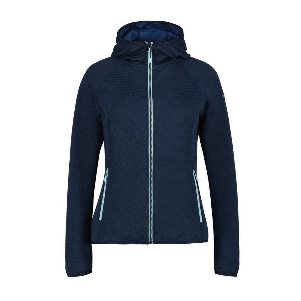 Icepeak Strickfleecejacke Midlayer Berryville Jacke mit Kapuze für Damen