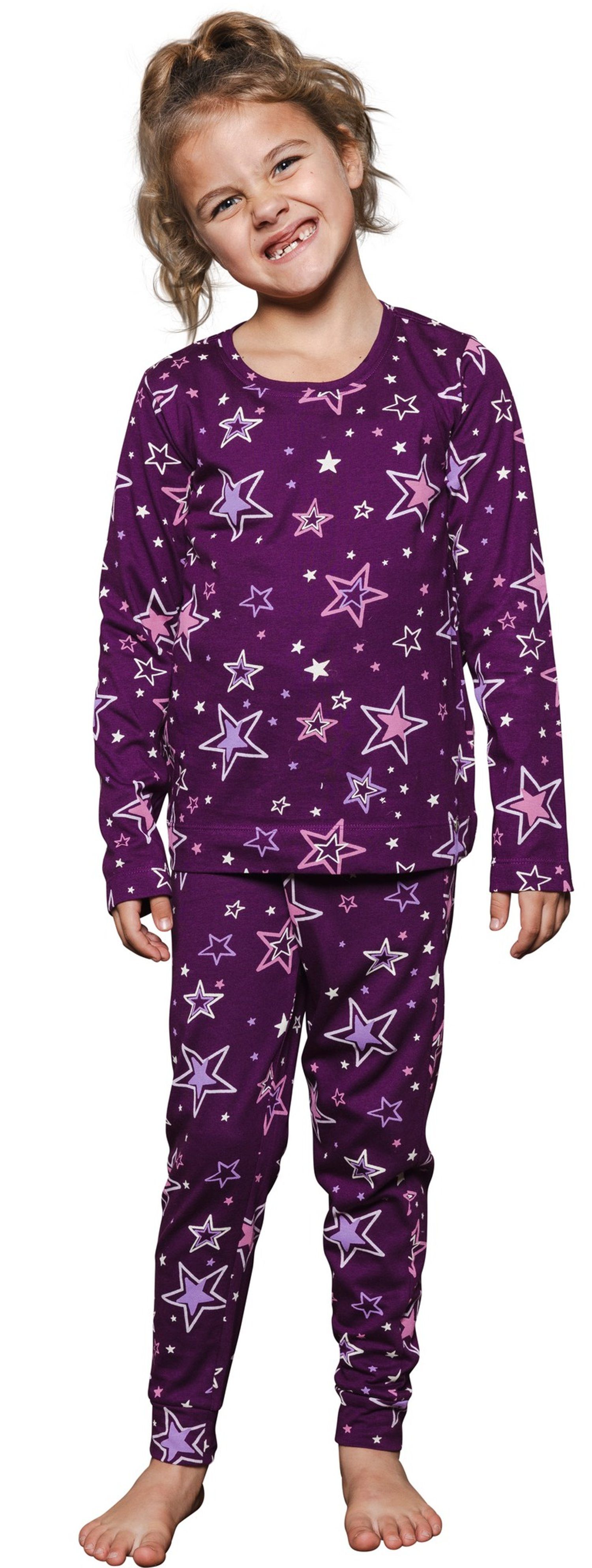 Rebelle Schlafanzug Mädchen Pyjama Sterne (2 tlg) Baumwolle
