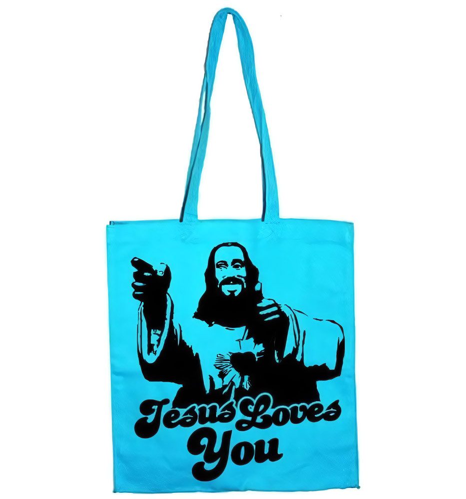 Tragetasche Jesus Loves You Tote Bag