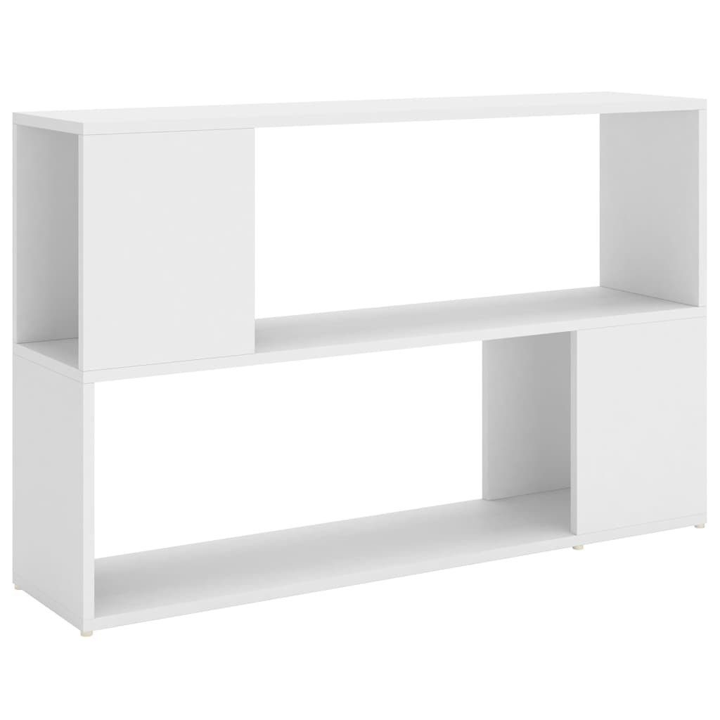vidaXL Bücherregal 100 x 24 x 63 cm Bücherregal Weiß 100x24x63 cm Spanplatt günstig online kaufen