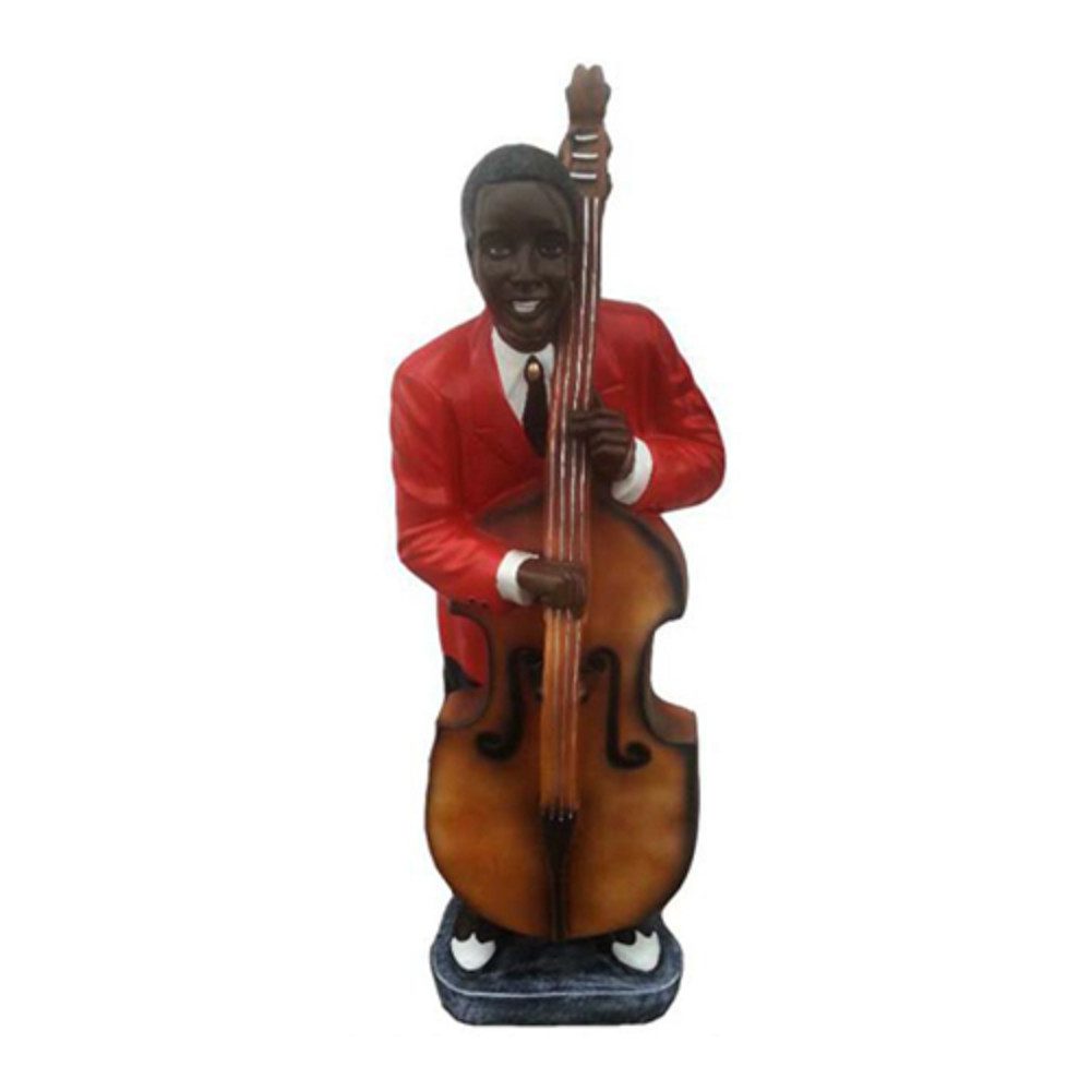 Xlmoebel Dekofigur Design Sänger Statue Skulptur mit Chello Musik Dekoration (1 St), Made in Europa