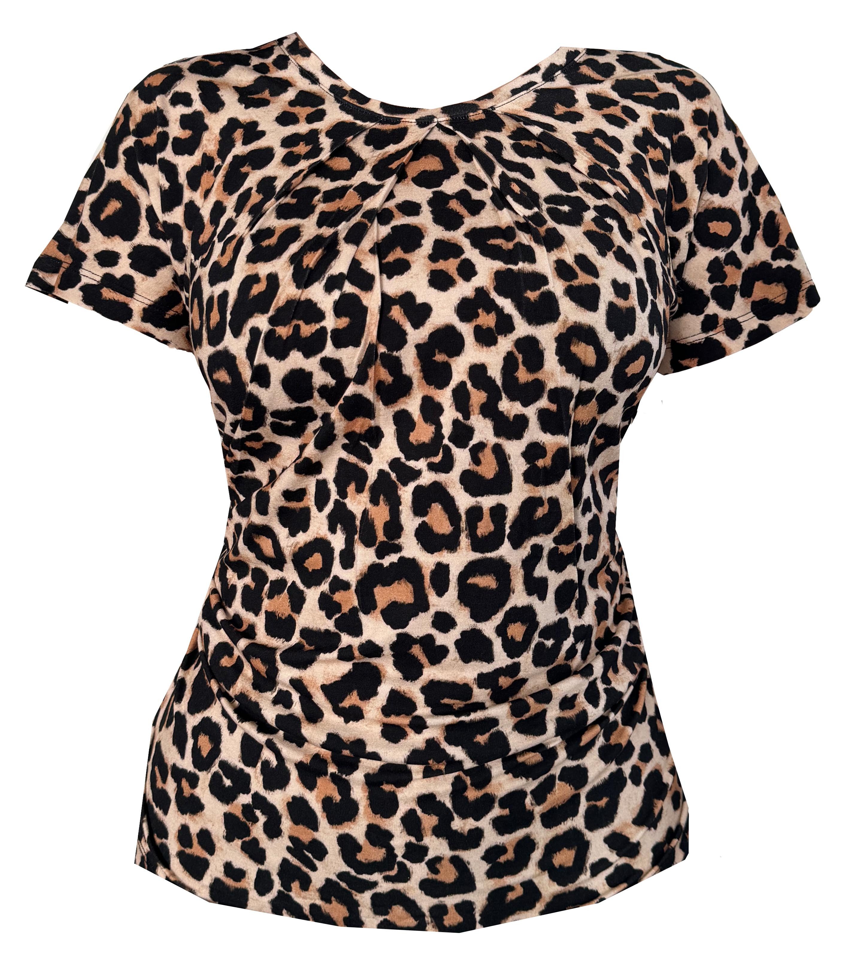 Passioni Print-Shirt mit Leopard Muster Leoparden Print
