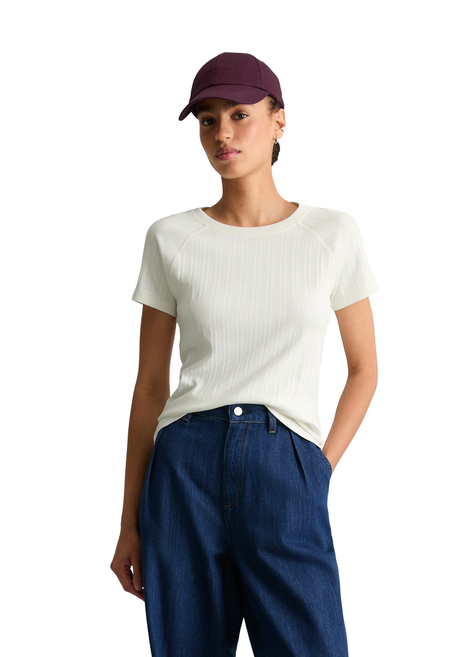 Marc O'Polo DENIM T-Shirt aus reiner Bio-Baumwolle