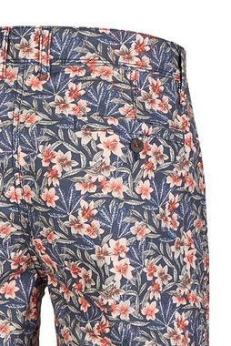 Hattric Bermudas Hattric Herren Chino Bermuda Ultra Light Red Flowe