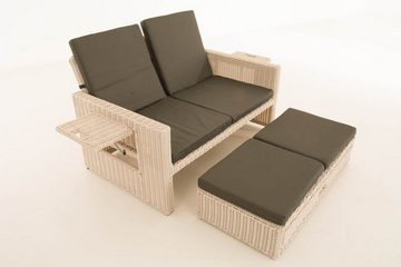 CLP Gartenlounge-Set Ancona 5mm, mit verstellbarer Rückenlehne