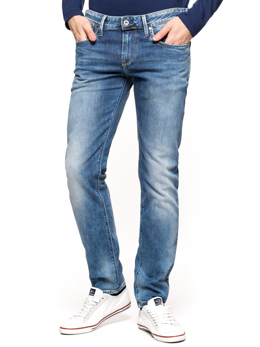 Pepe Jeans Hatch - Slim-fit-Jeans Stretch Hose L32 Super - Q65 W34
