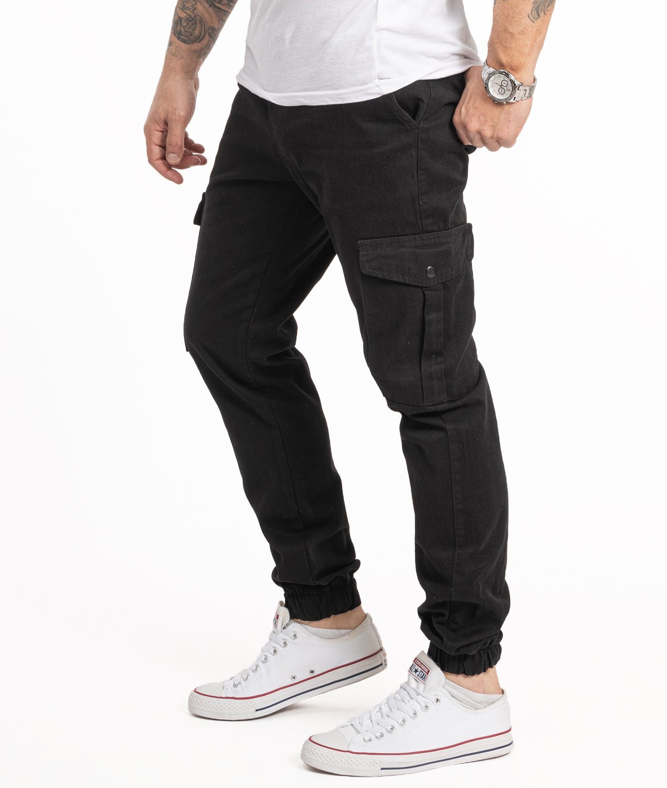Rock Creek Cargohose Herren Caroghose mit Taschen RC-2356