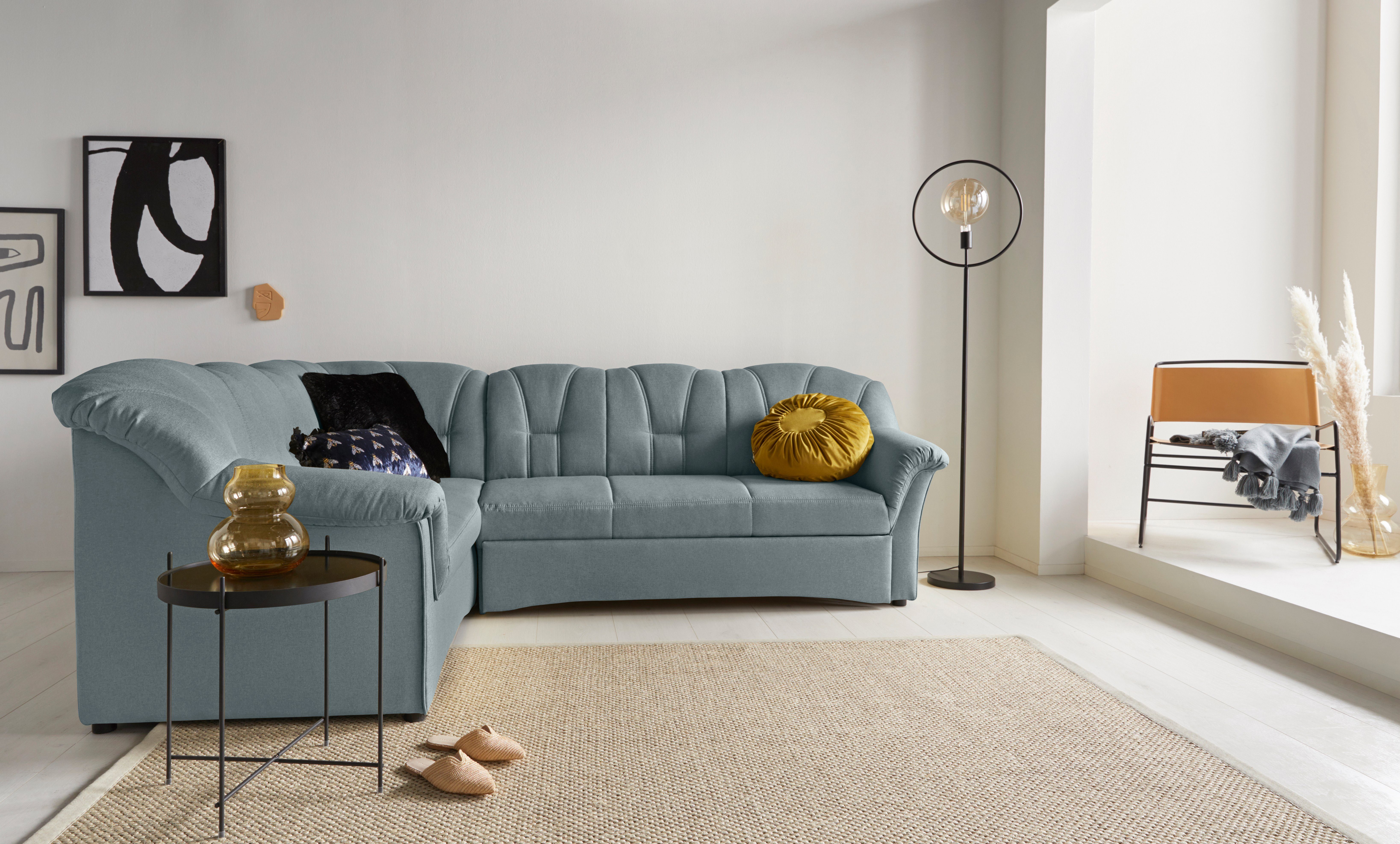 DOMO collection Ecksofa Papenburg B/T/H: 242/190/84 günstig online kaufen