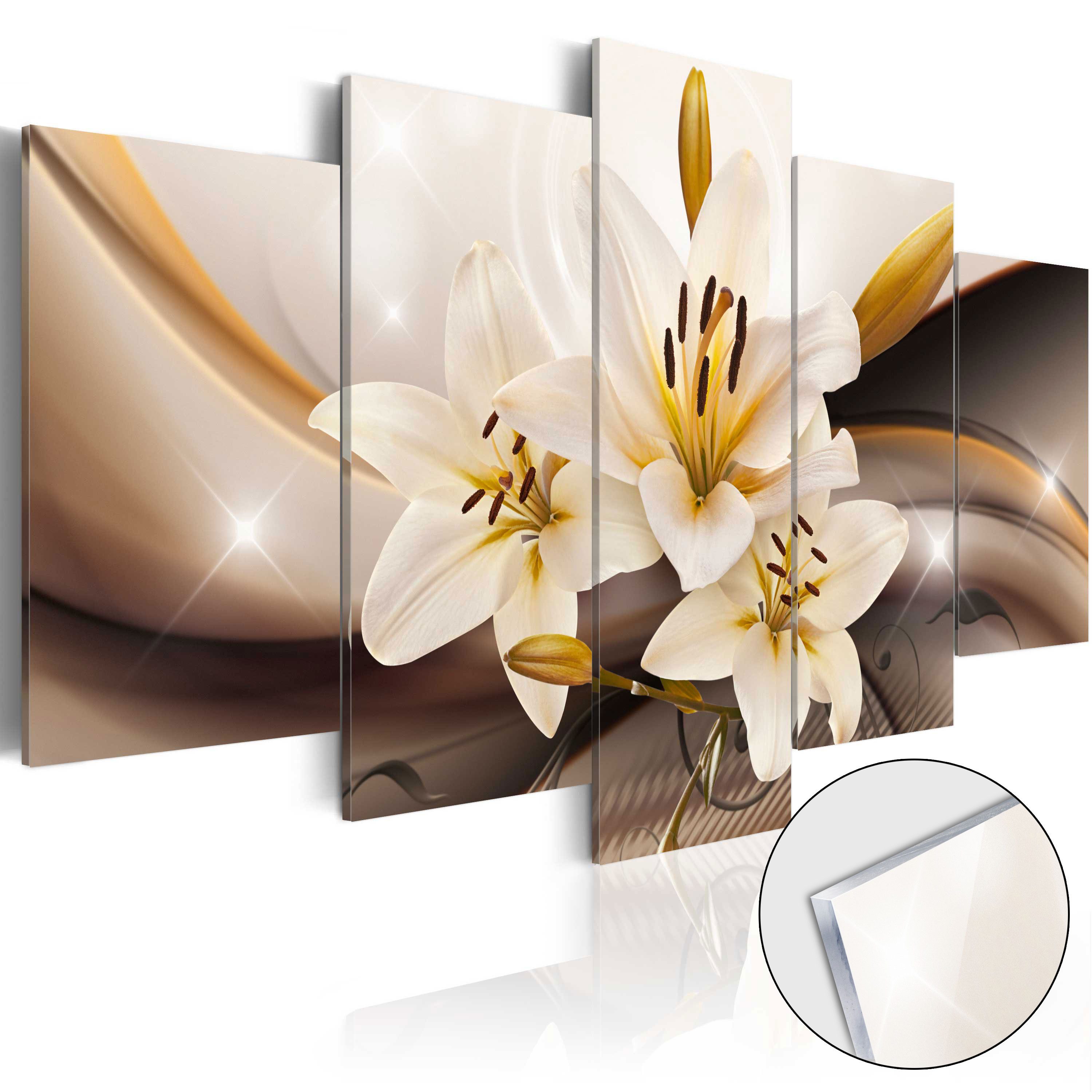 Artgeist Acrylglasbild Shiny Lily [Glass]