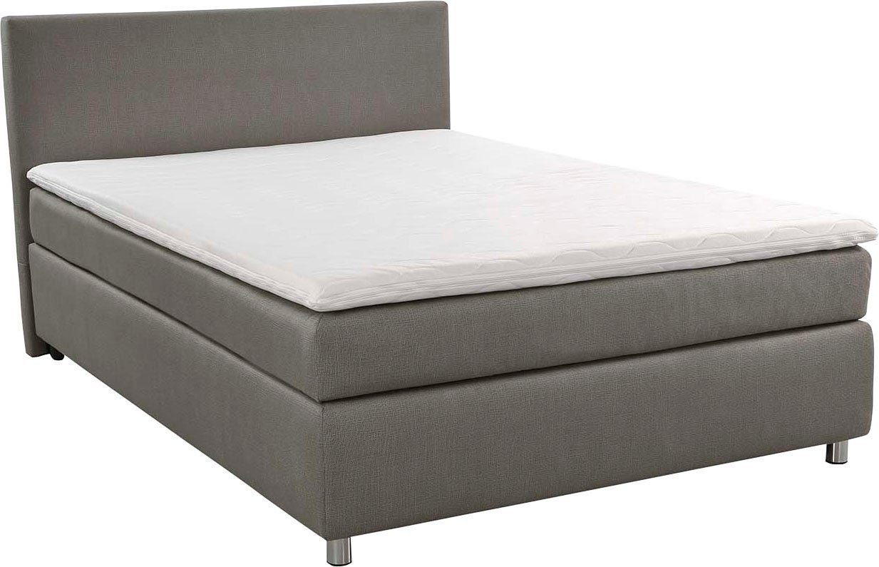 Jockenhöfer Gruppe Boxbett ALTONA inkl. Bonnell-Federkernmattratze H2, mit PUR-Schaum-Topper, Microfaserstoff, 140/180 cm x 200 cm – Bild 2 von 5